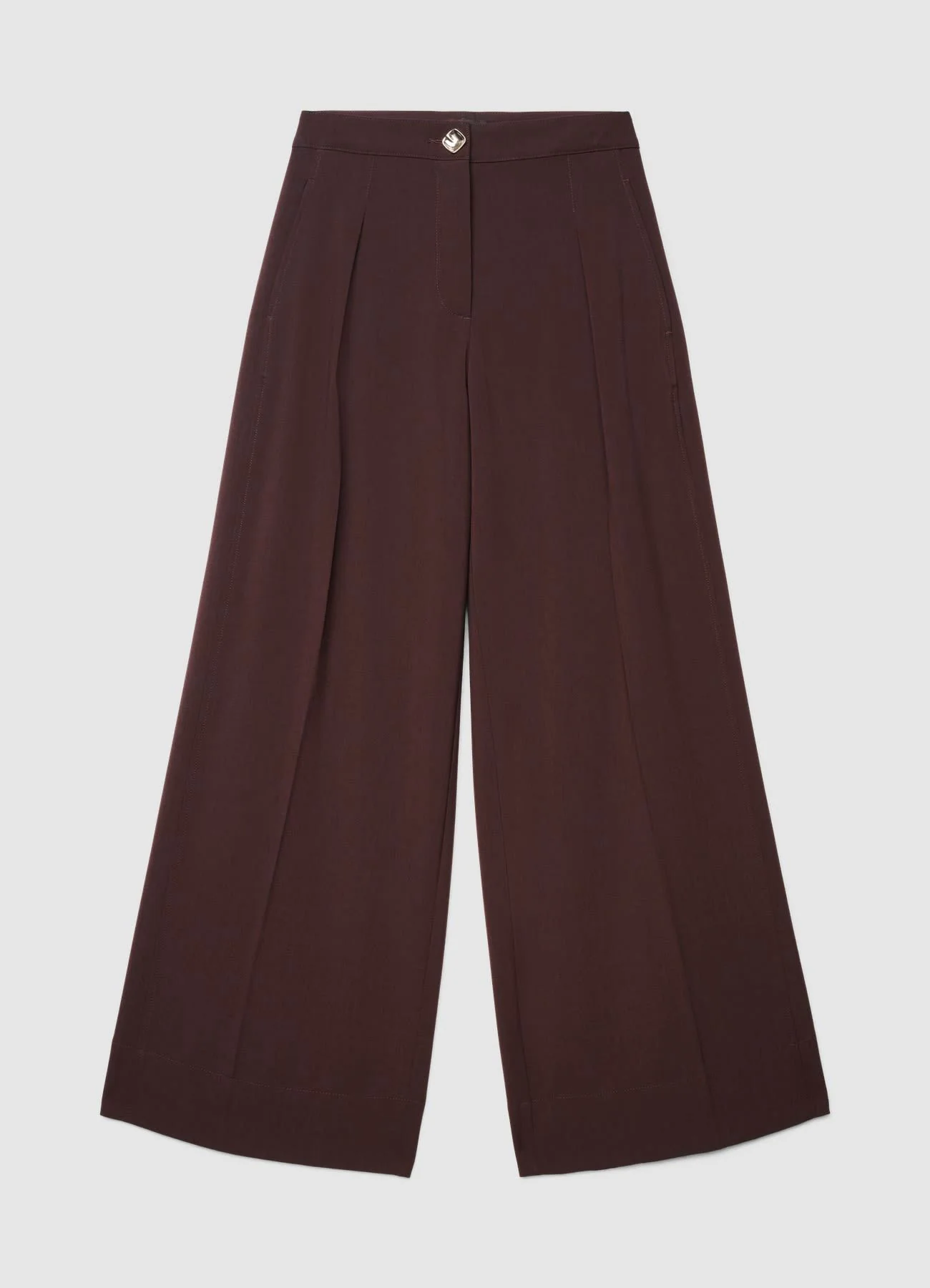 Pantaloni palazzo con pinces - Image 6