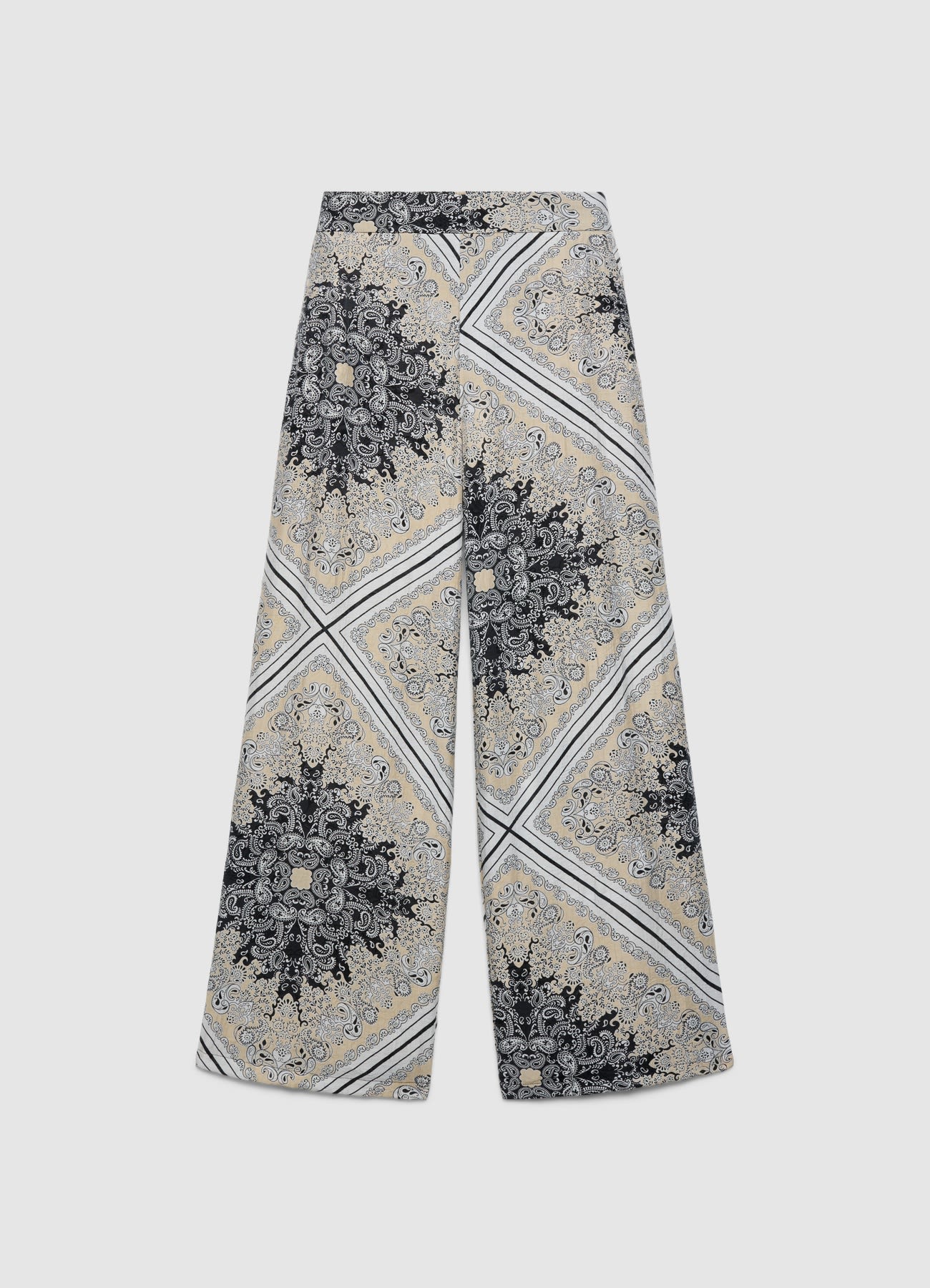 Pantaloni palazzo con stampa bandana - Image 4