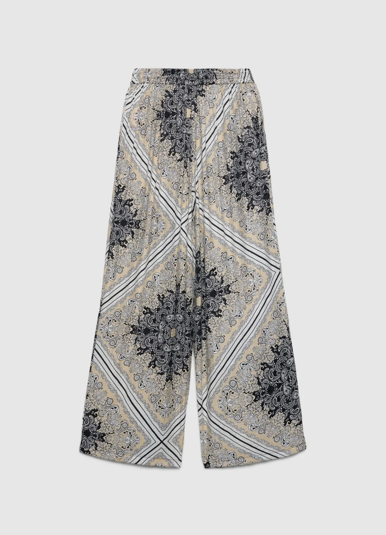 Pantaloni palazzo con stampa bandana - Image 6