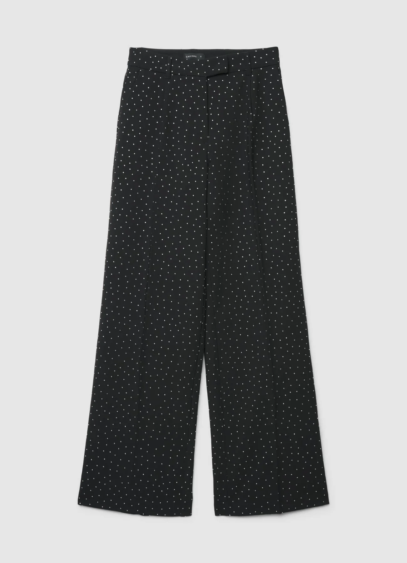 Pantaloni palazzo con strass - Image 4