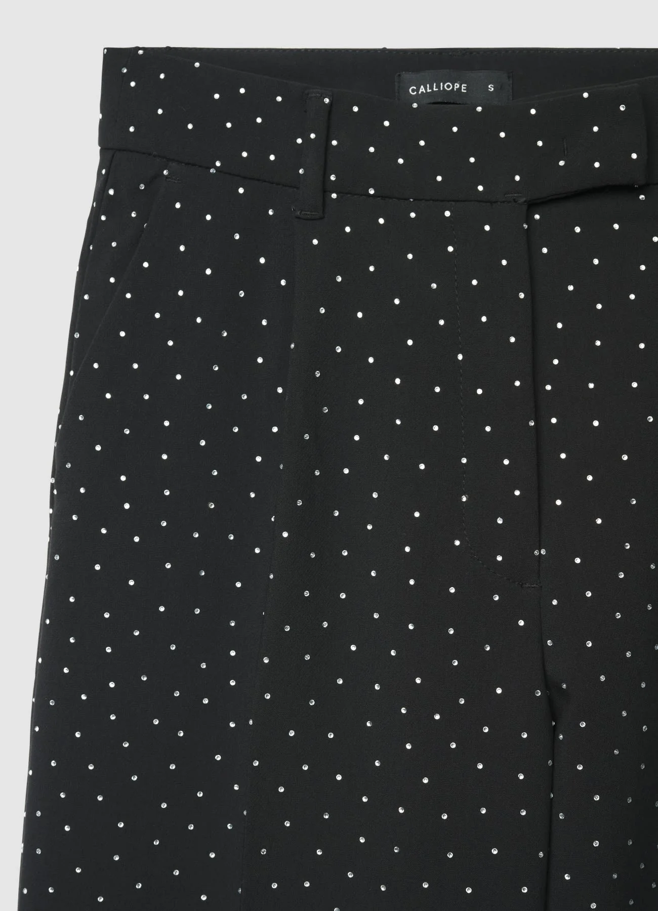 Pantaloni palazzo con strass - Image 5