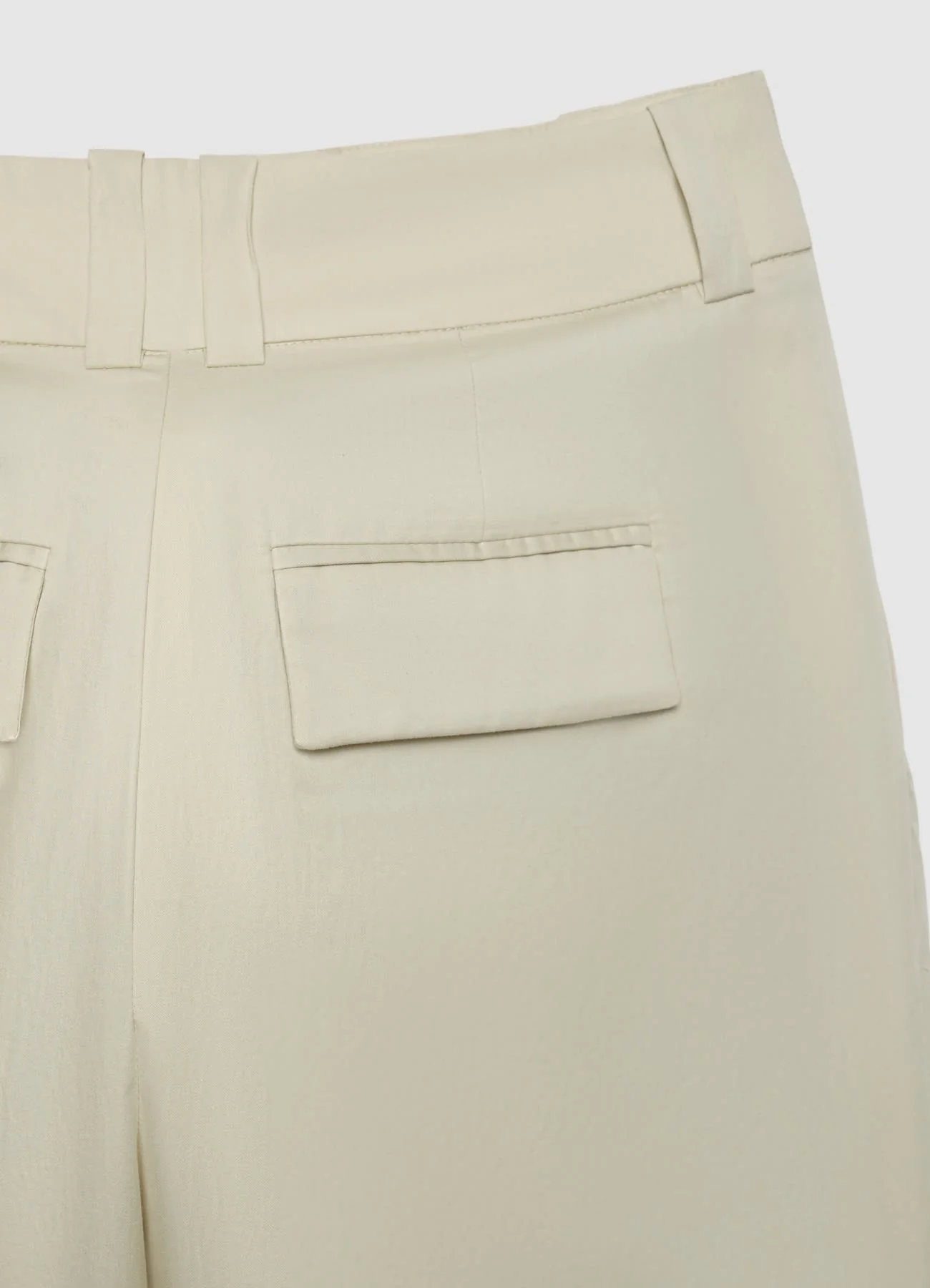 Pantaloni palazzo crop con pinces - Image 5