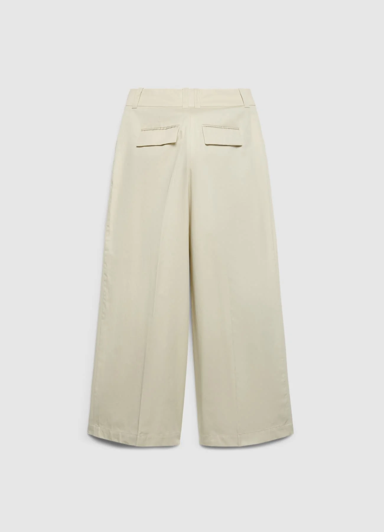 Pantaloni palazzo crop con pinces - Image 6