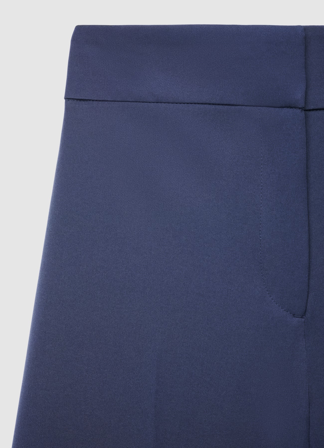Pantaloni palazzo cropped tinta unita - Image 4