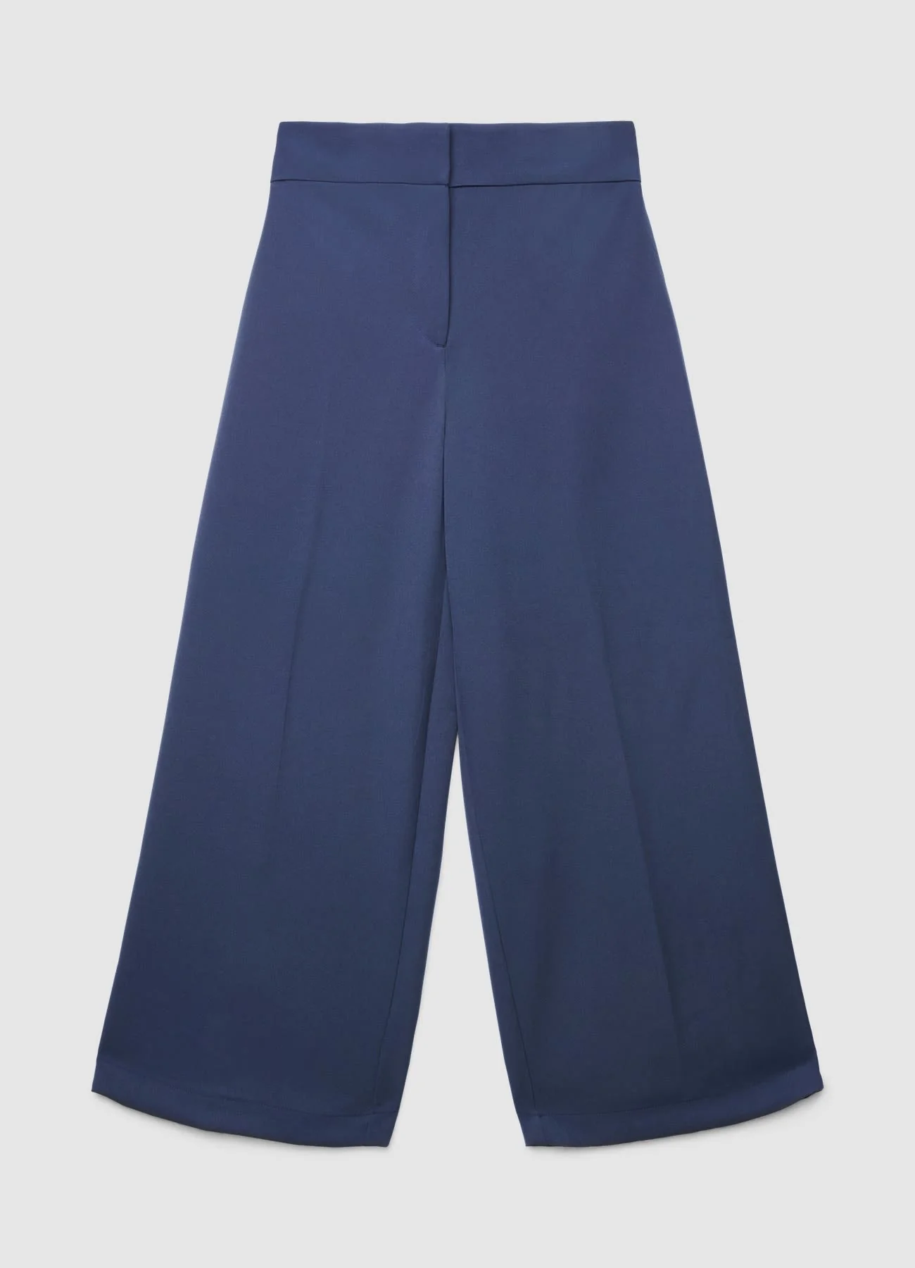 Pantaloni palazzo cropped tinta unita - Image 6