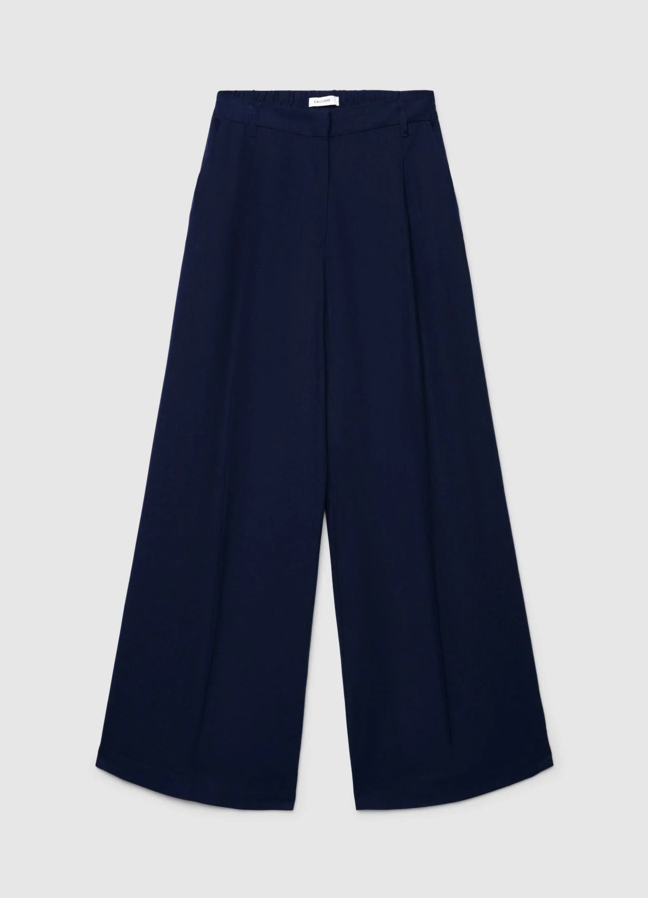Pantaloni palazzo in misto lino - Image 4