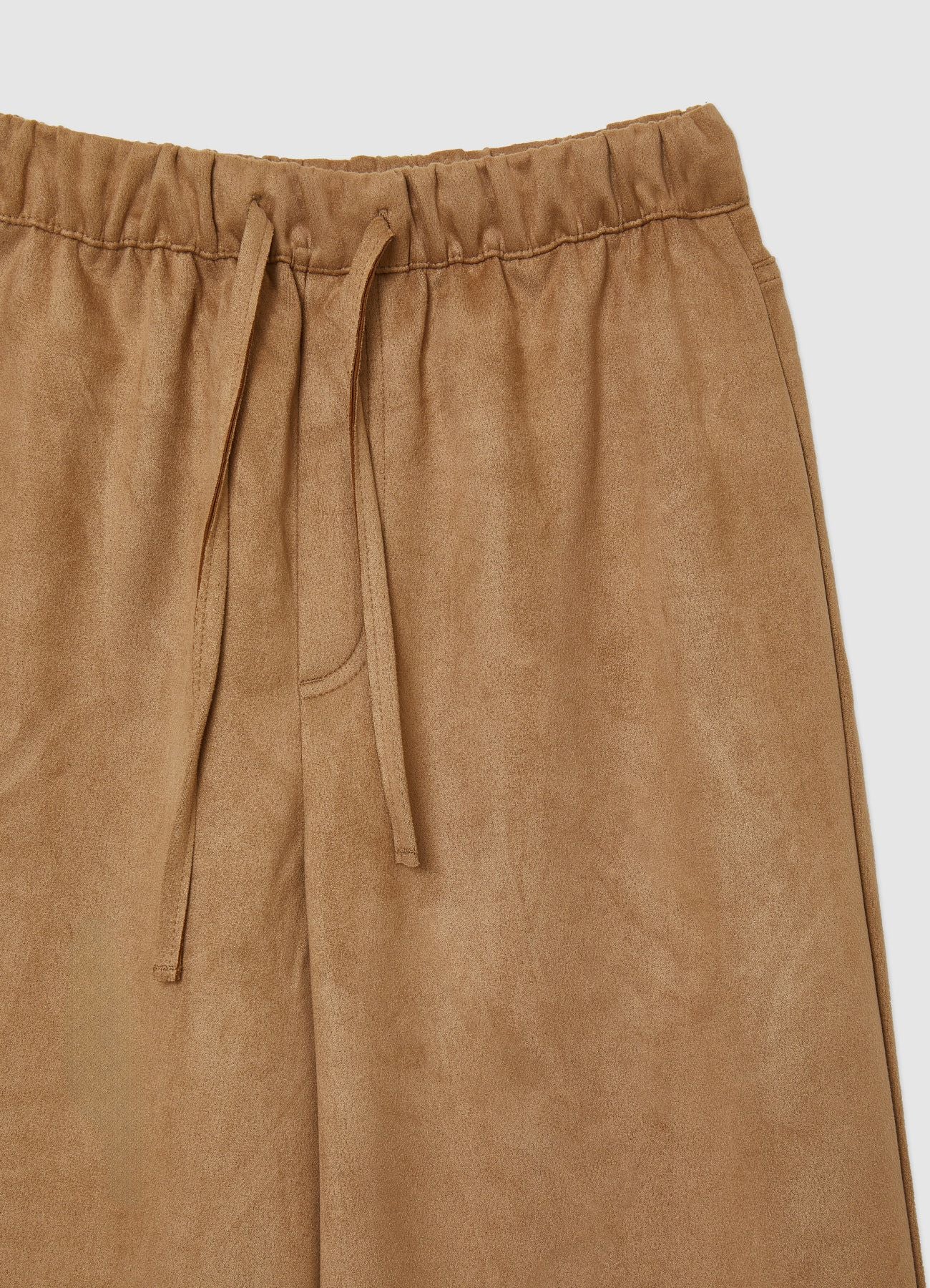 Pantaloni palazzo jogger simil camoscio - Image 6