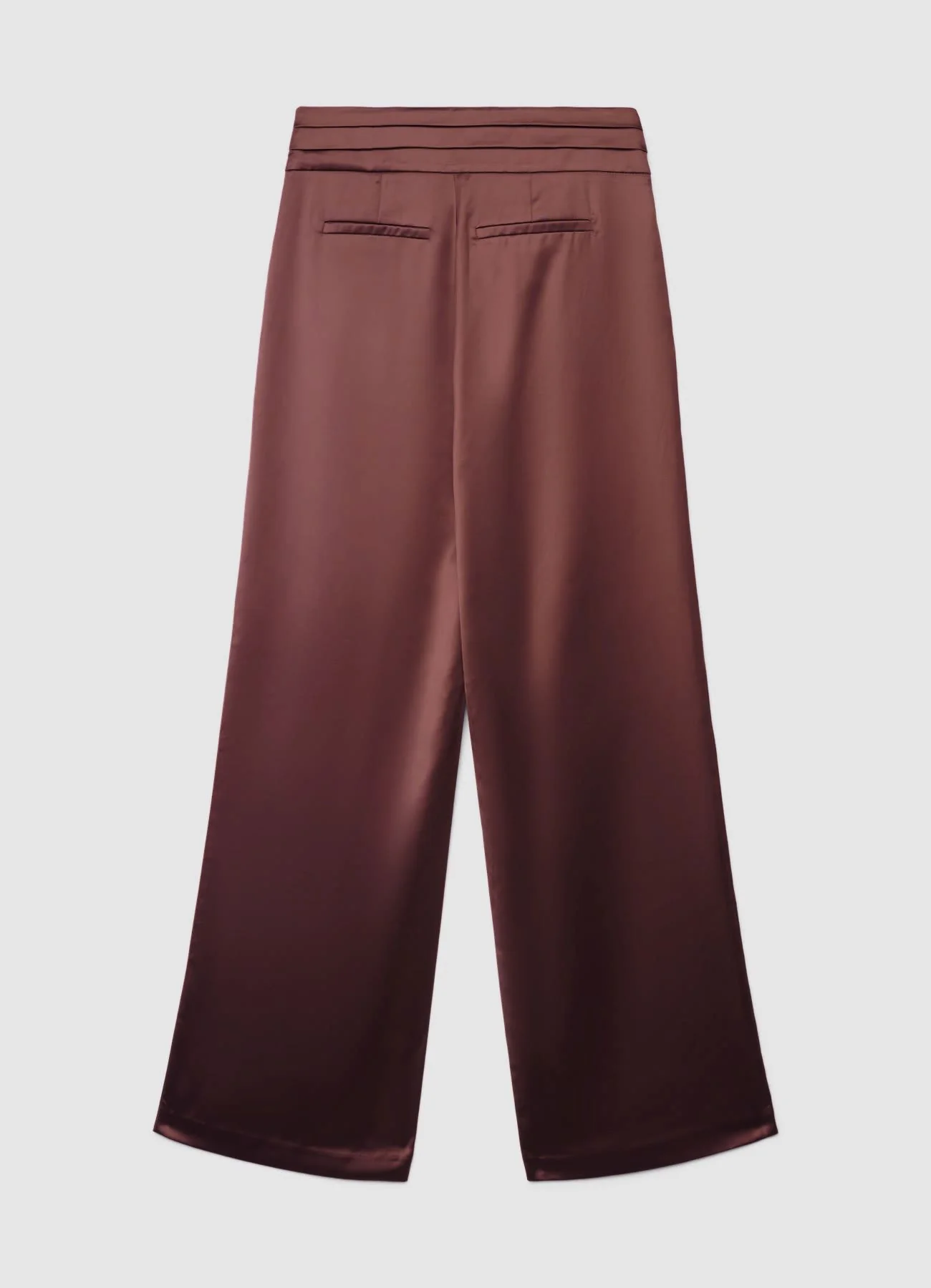 Pantaloni palazzo similsatin - Image 5