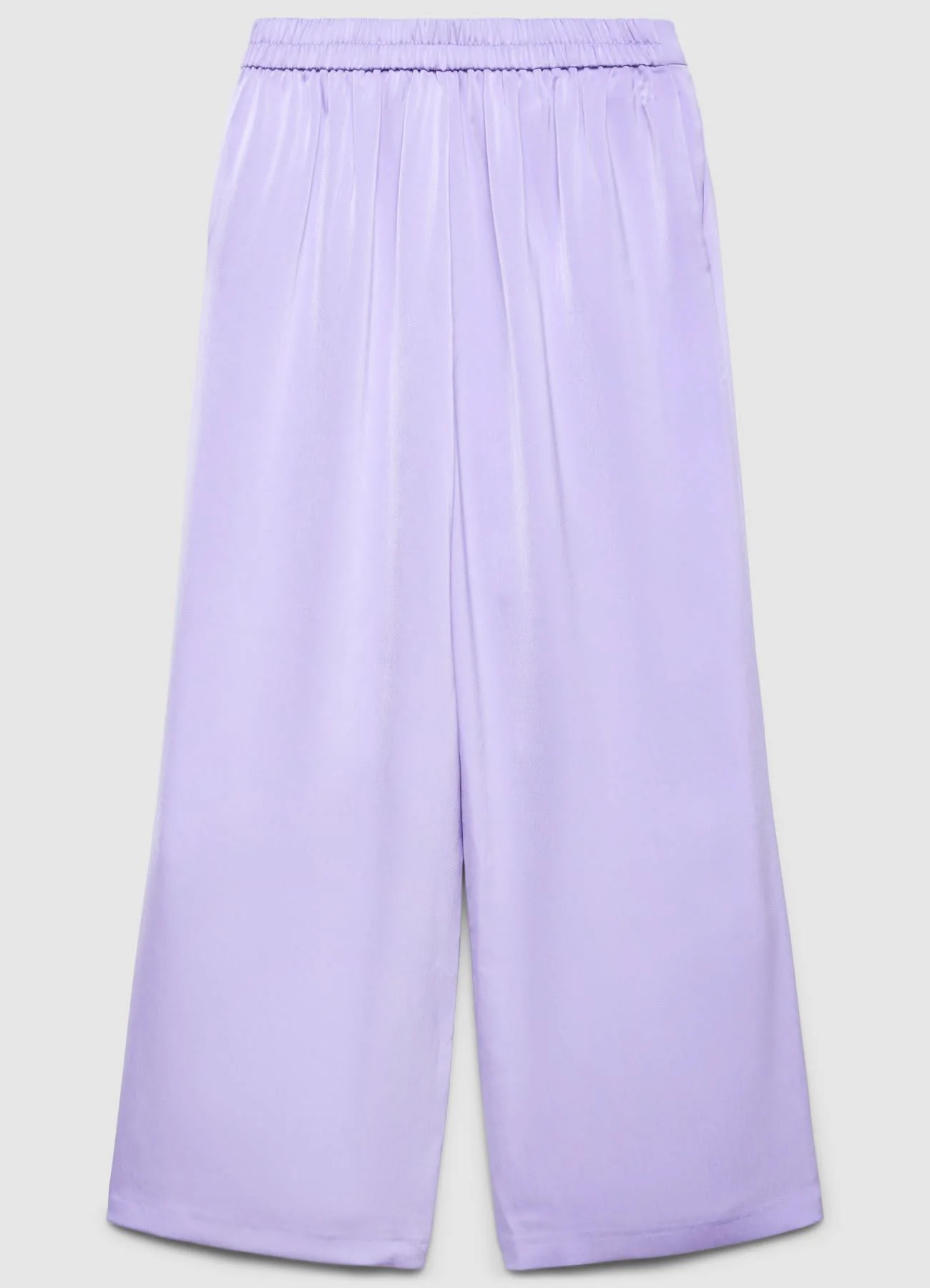 Pantaloni palazzo similsatin - Image 4
