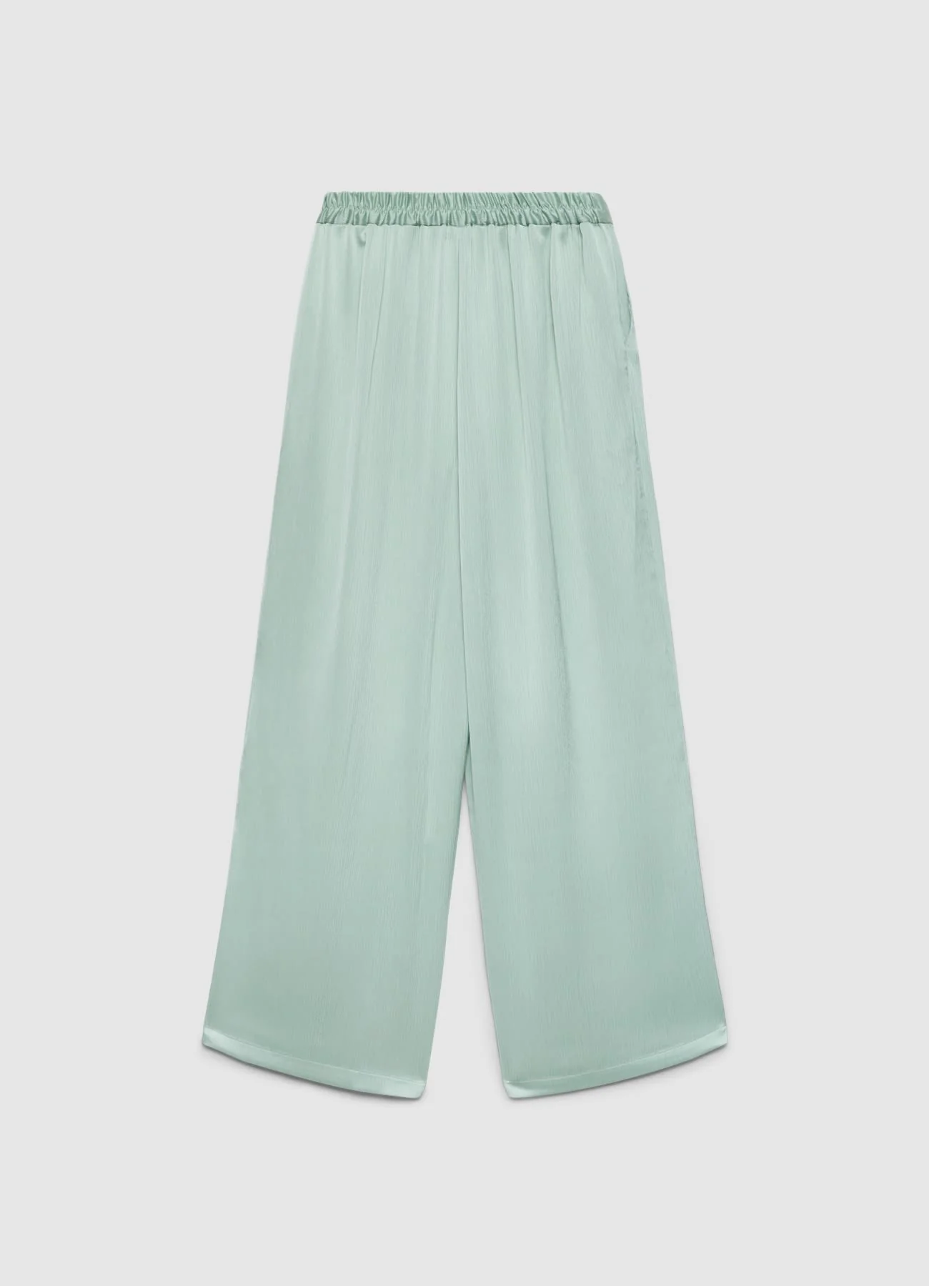 Pantaloni palazzo similsatin - Image 2