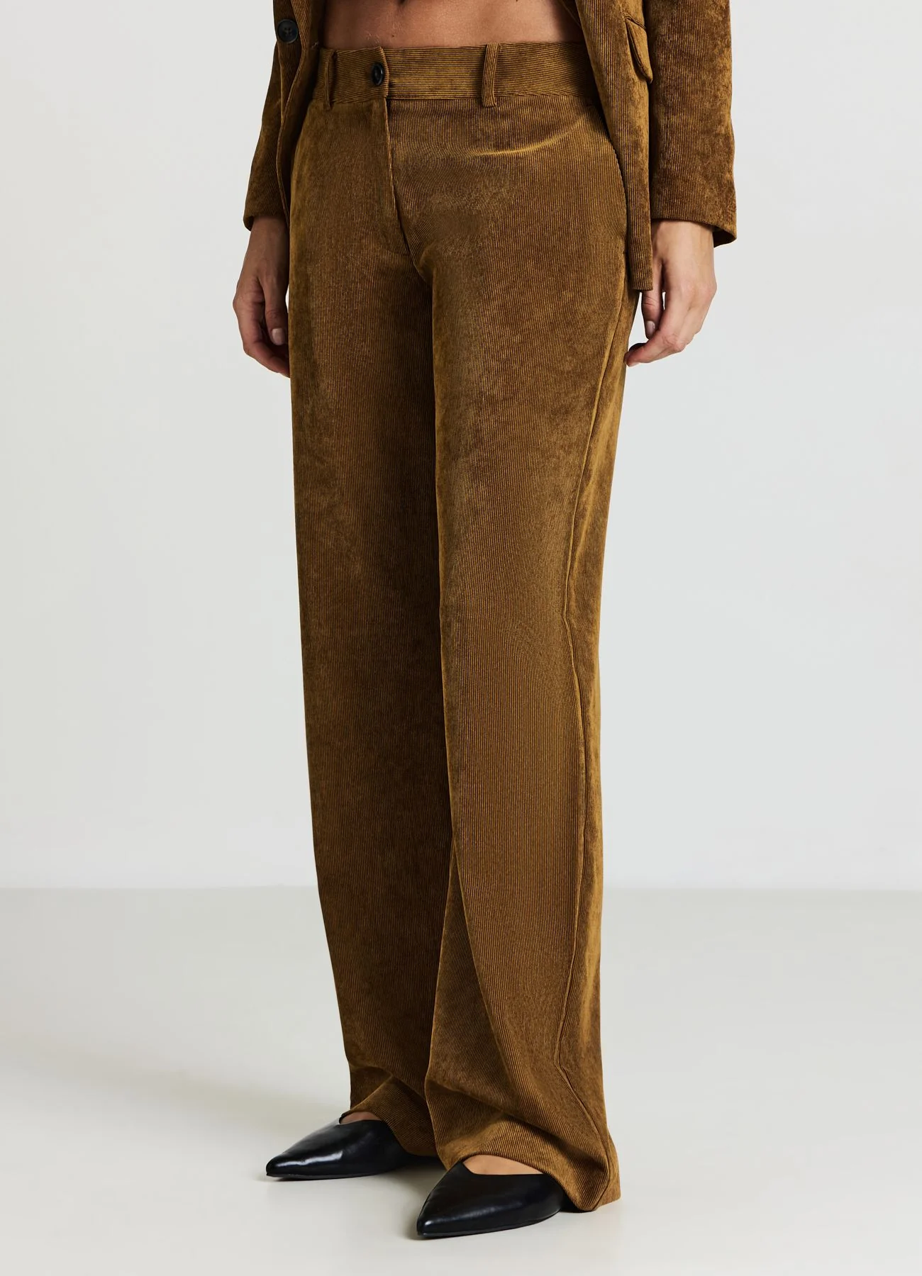Pantaloni palazzo tessuto a righe - Image 2