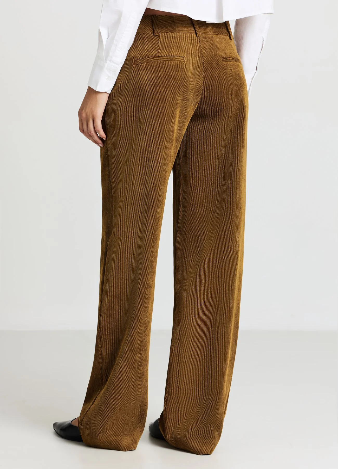 Pantaloni palazzo tessuto a righe - Image 3