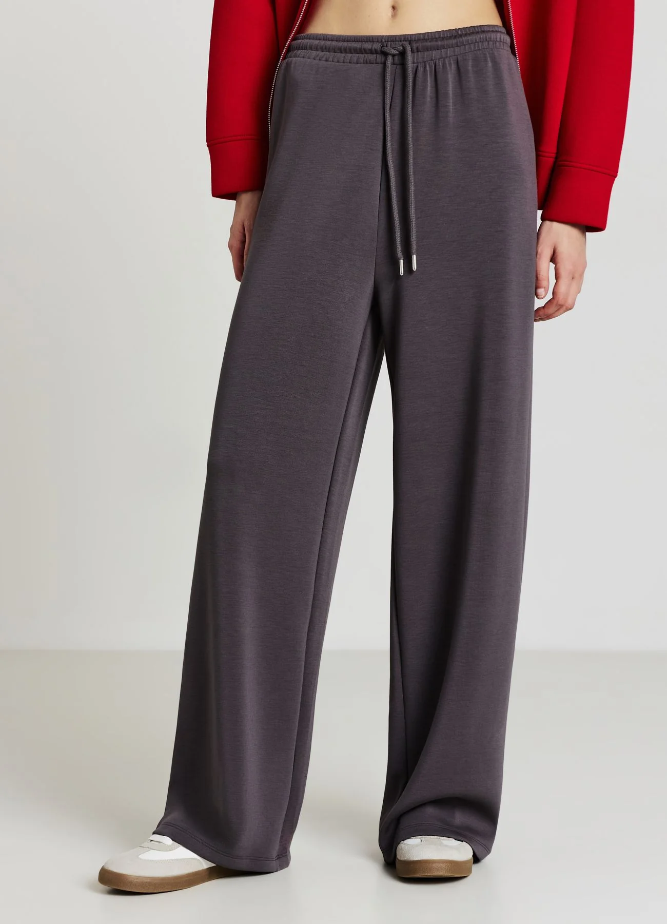 Pantaloni palazzo tinta unita - Image 2