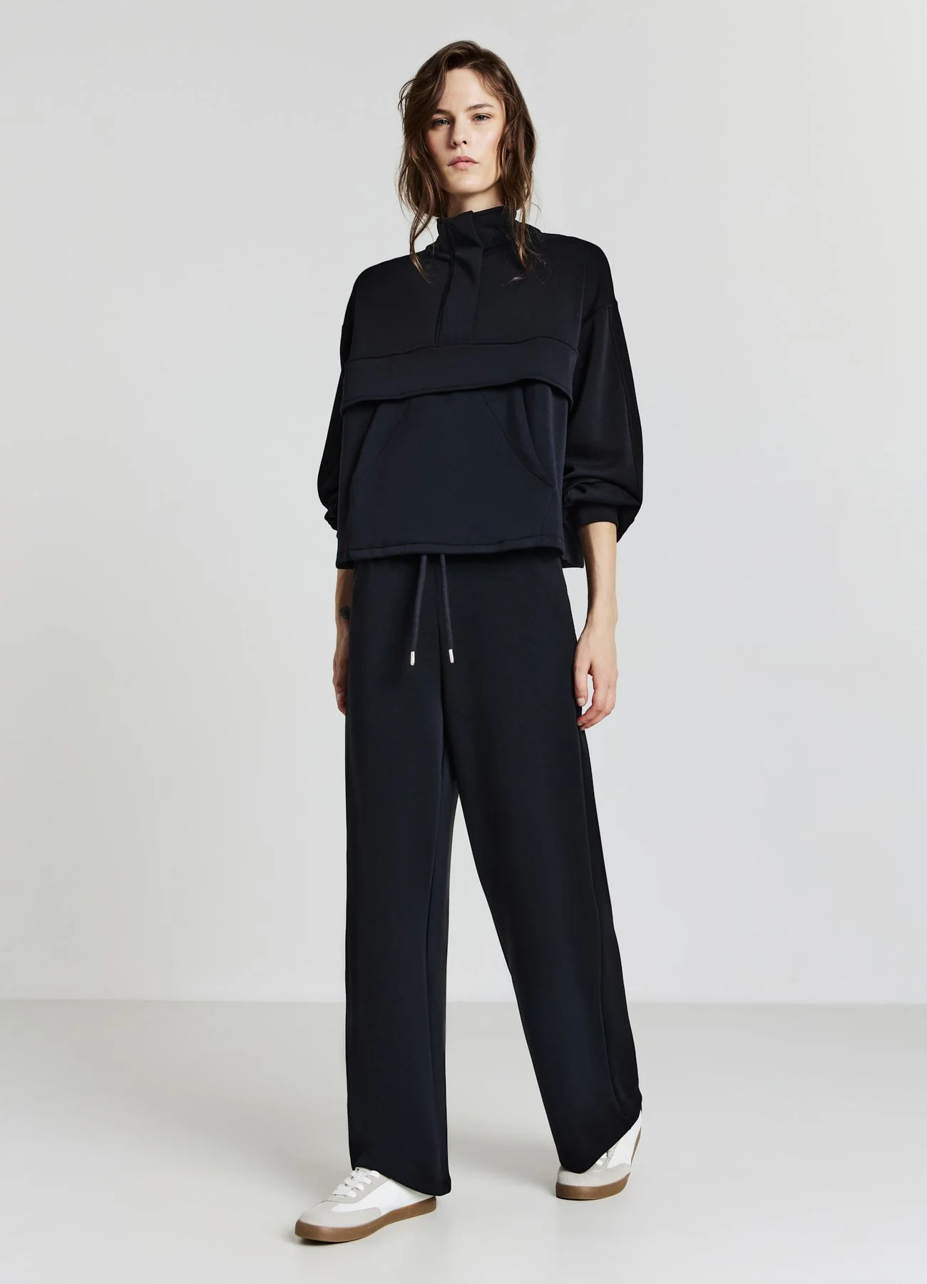 Pantaloni palazzo tinta unita - Image 3