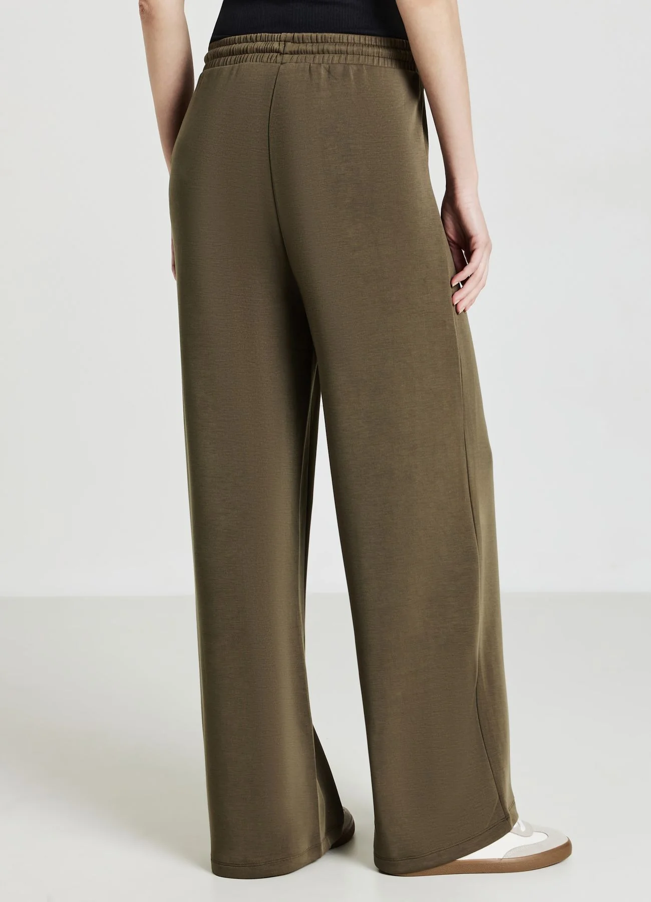 Pantaloni palazzo tinta unita - Image 2