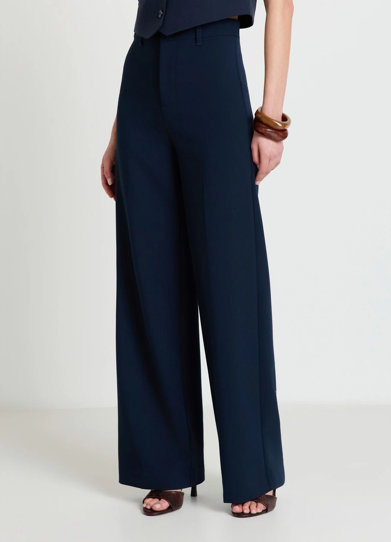 Pantaloni palazzo tinta unita