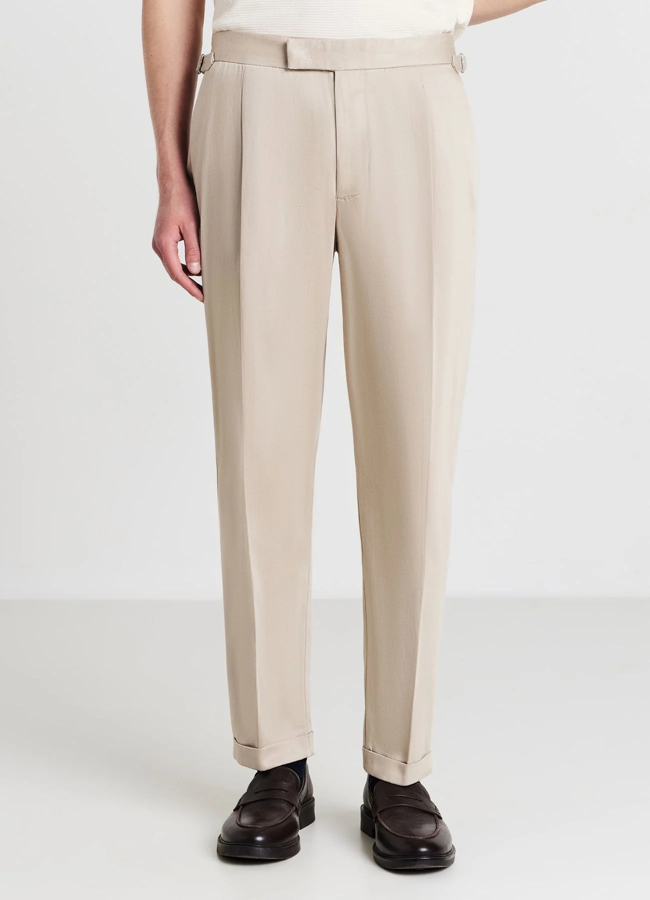 Pantaloni sartoriali con martingala