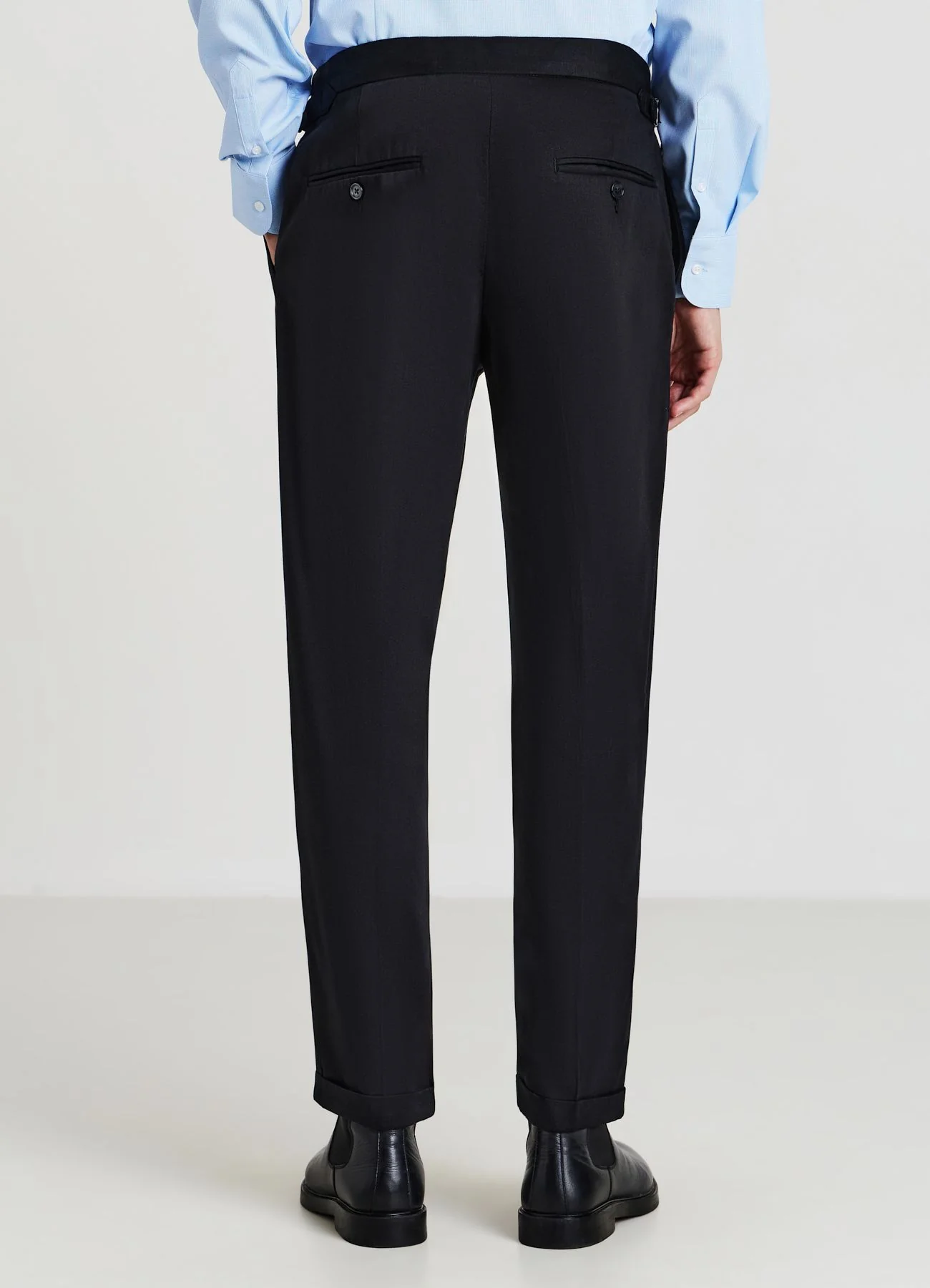 Pantaloni sartoriali con martingala