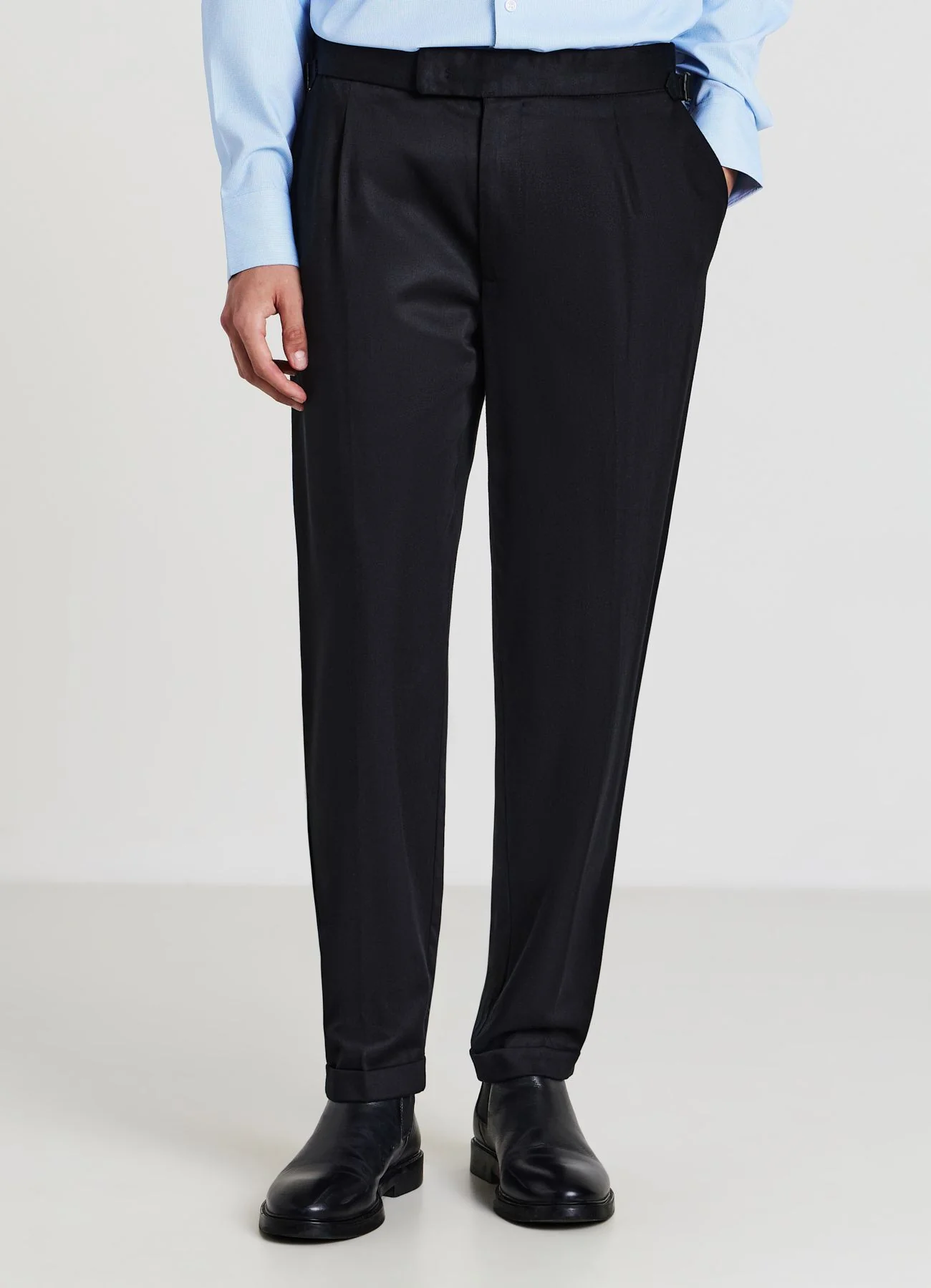 Pantaloni sartoriali con martingala - Image 2