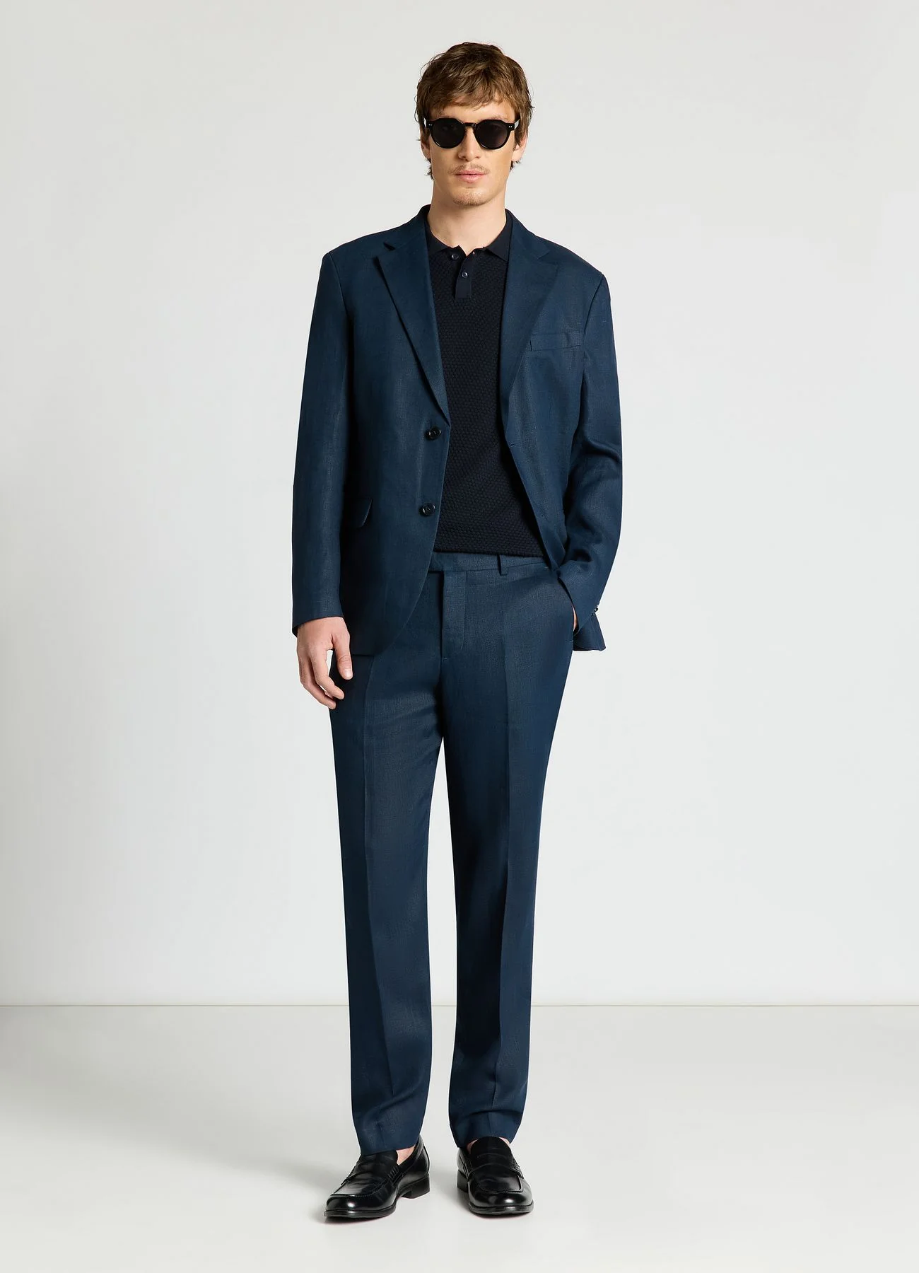 Pantaloni sartoriali con piega