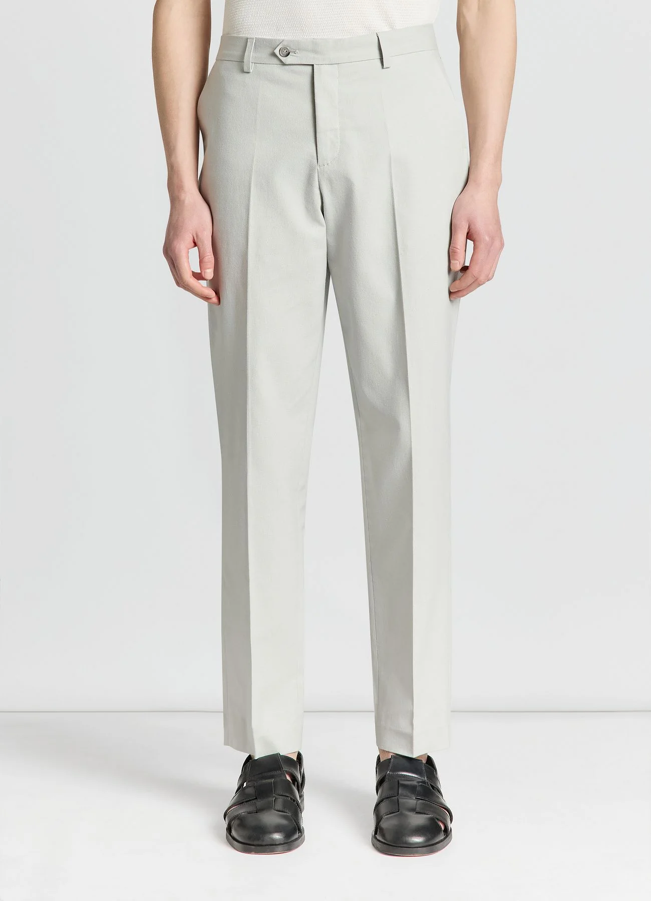 Pantaloni sartoriali con piega - Image 2