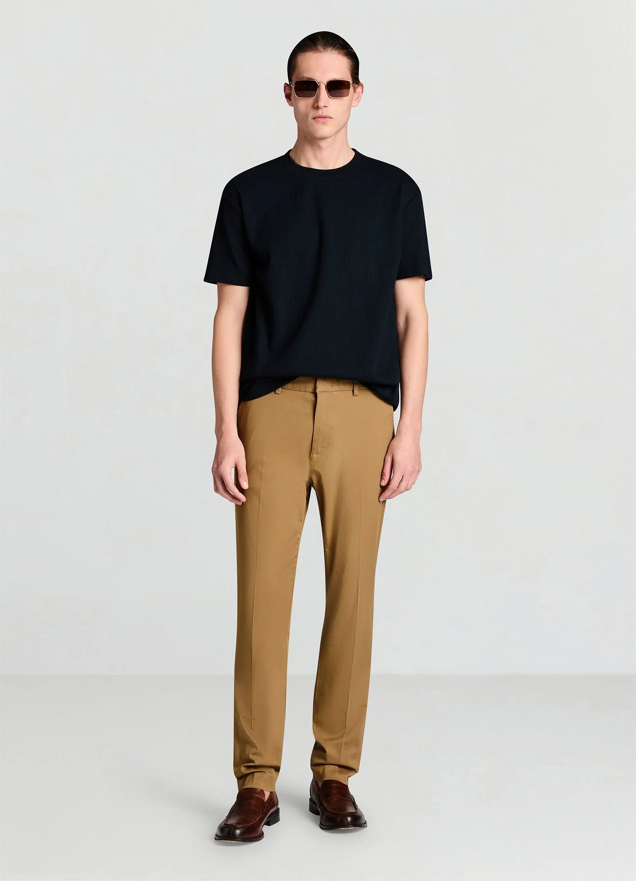 Pantaloni sartoriali con tasche a filetto - Image 3