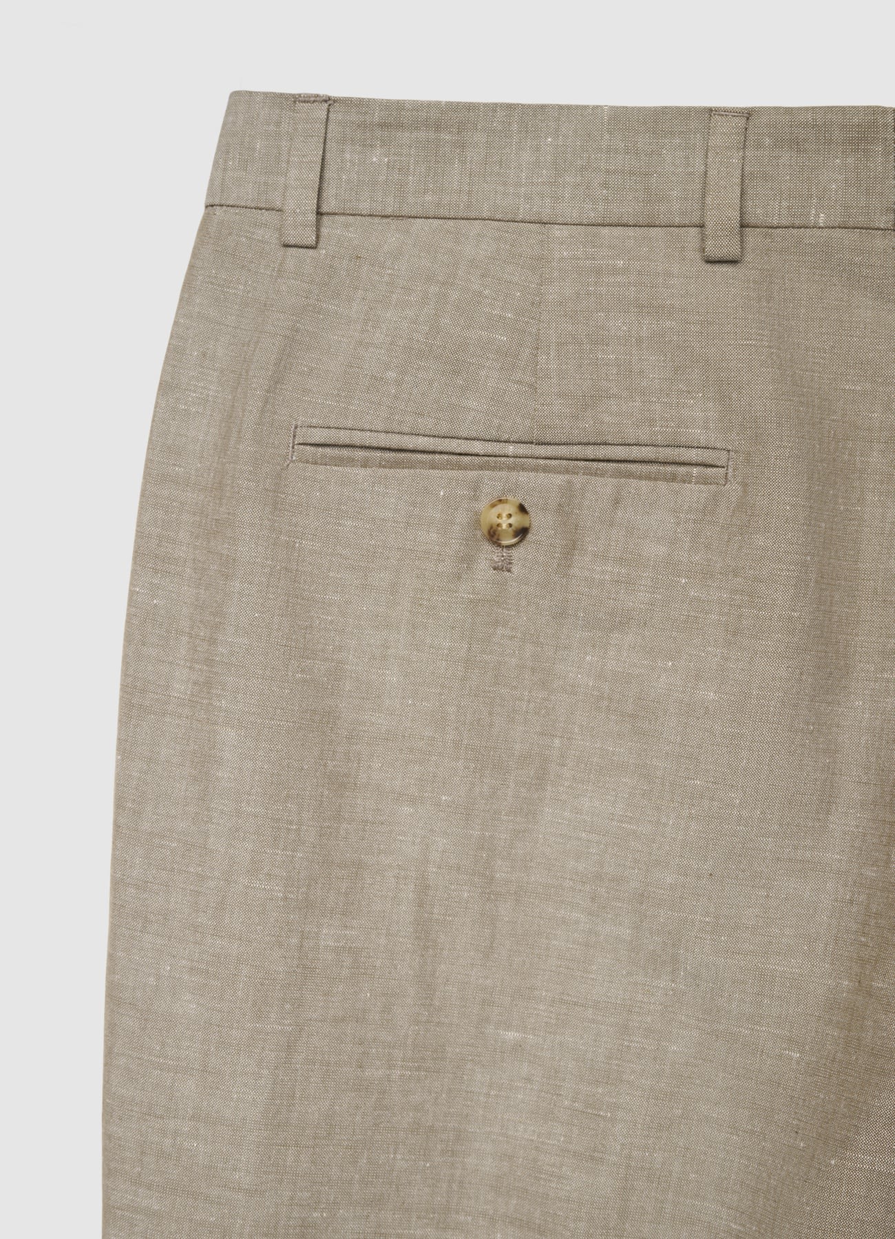 Pantaloni sartoriali con tasche a filetto - Image 5
