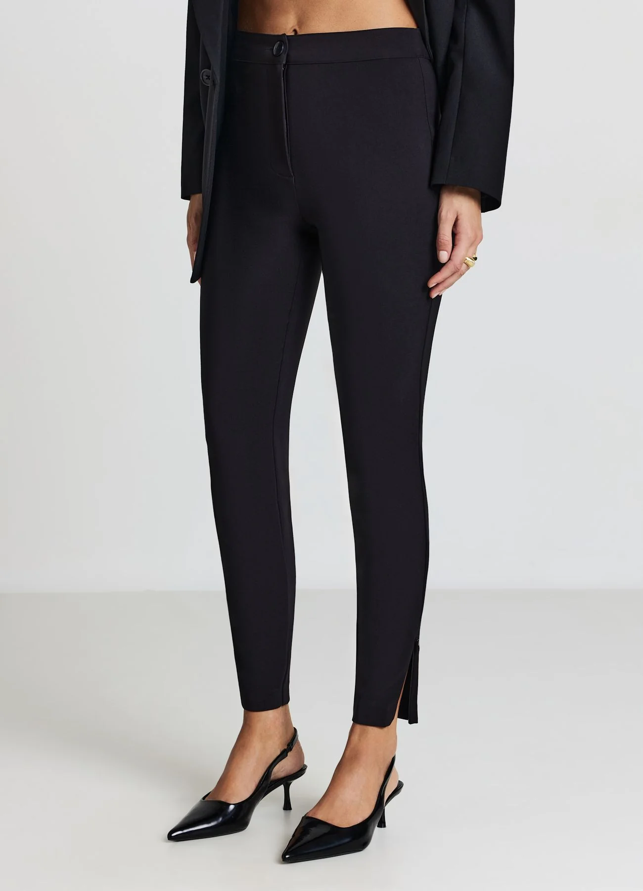 Pantaloni skinny vita alta - Image 2