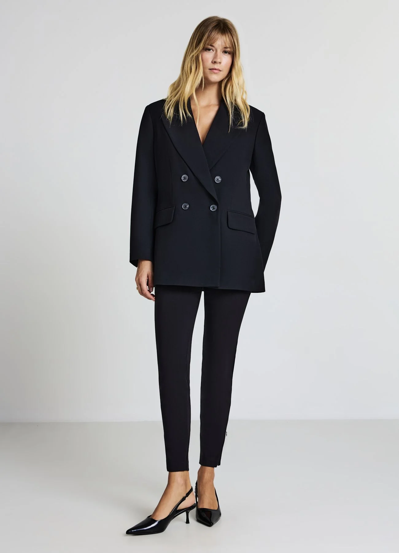 Pantaloni skinny vita alta - Image 3