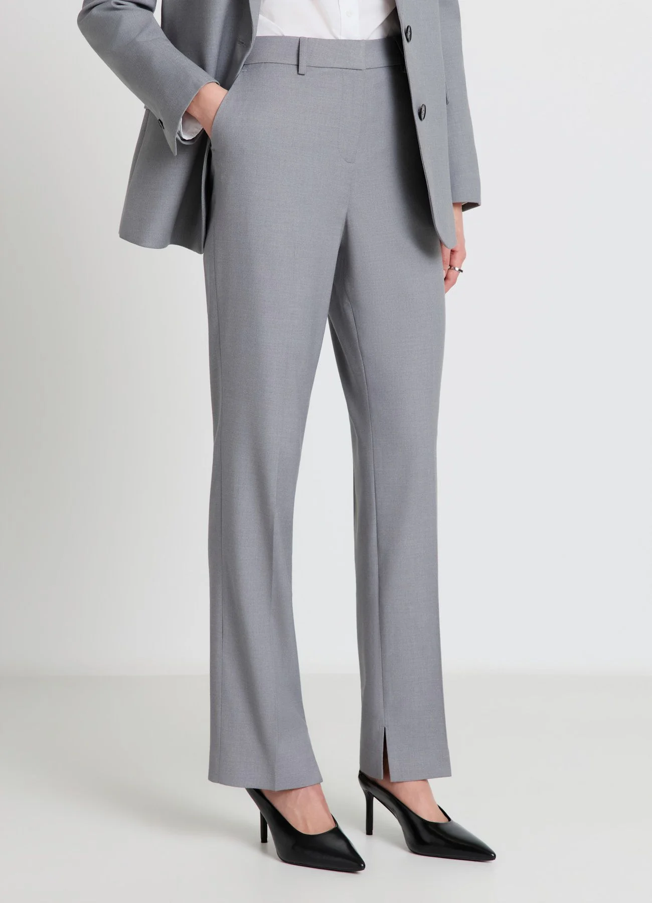 Pantaloni slim con spacchetti - Image 2