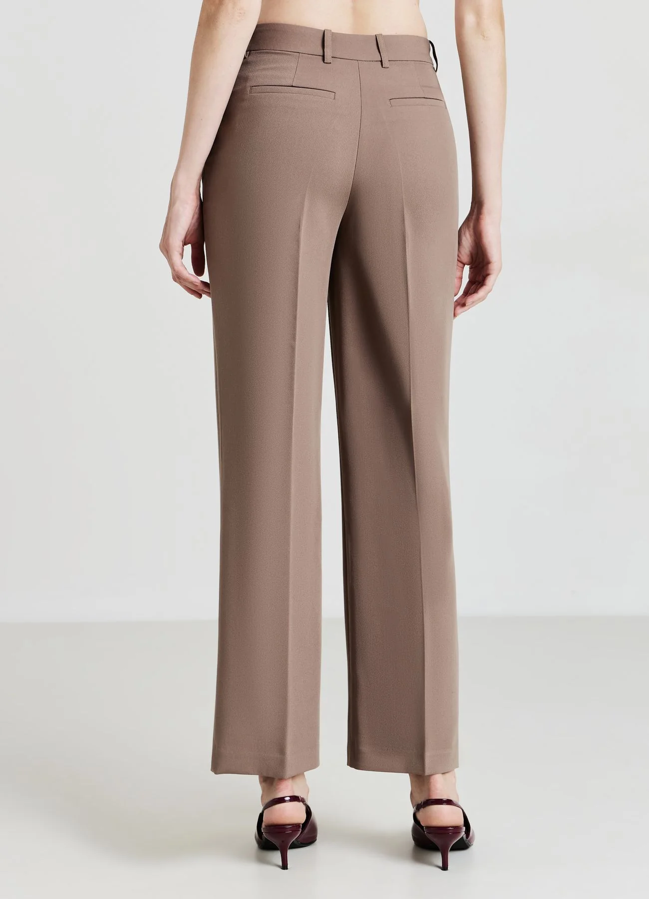 Pantaloni straight con nervature - Image 3