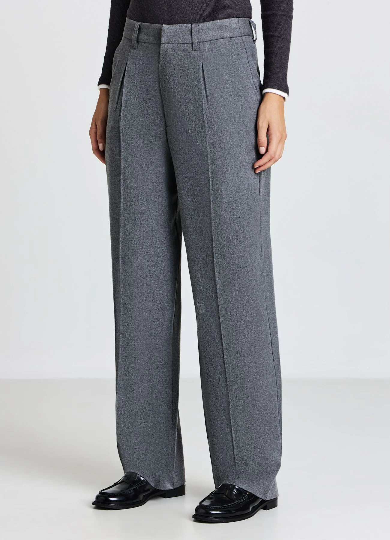 Pantaloni straight con pinces - Image 3