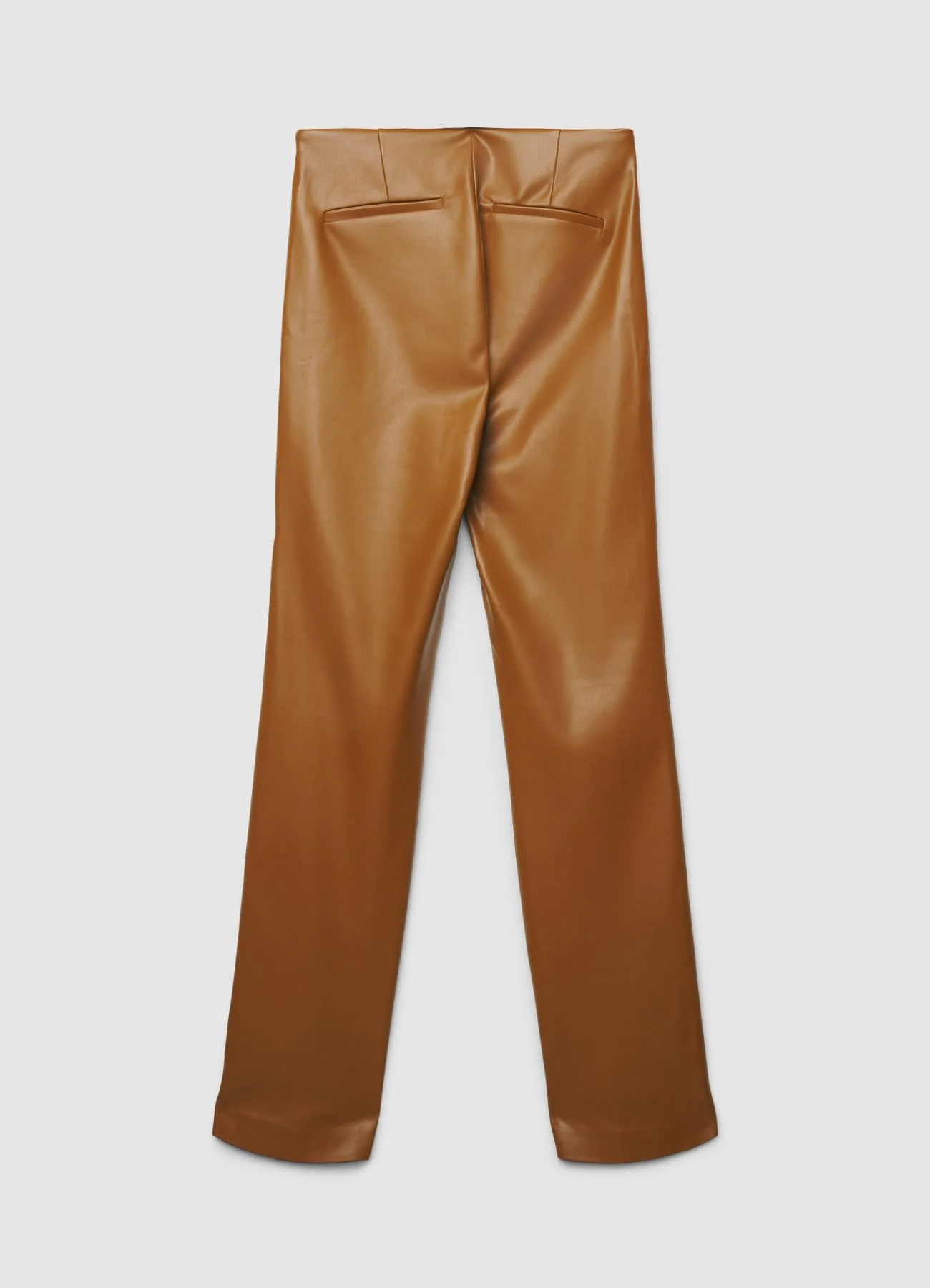 Pantaloni straight effetto pelle - Image 6