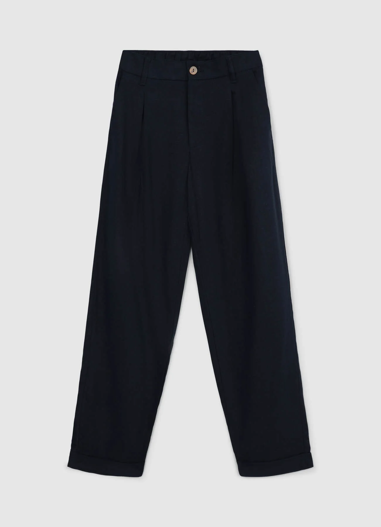 Pantaloni tasche alla francese misto lino - Image 4