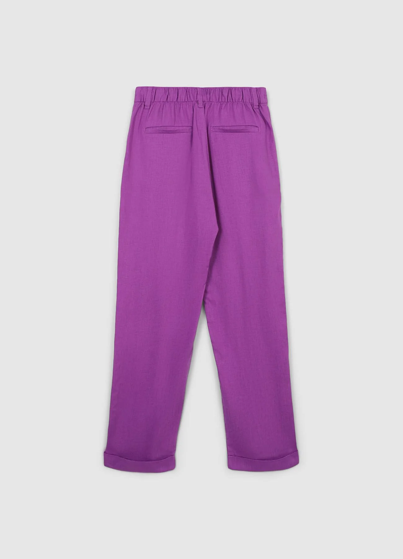 Pantaloni tasche alla francese misto lino - Image 3
