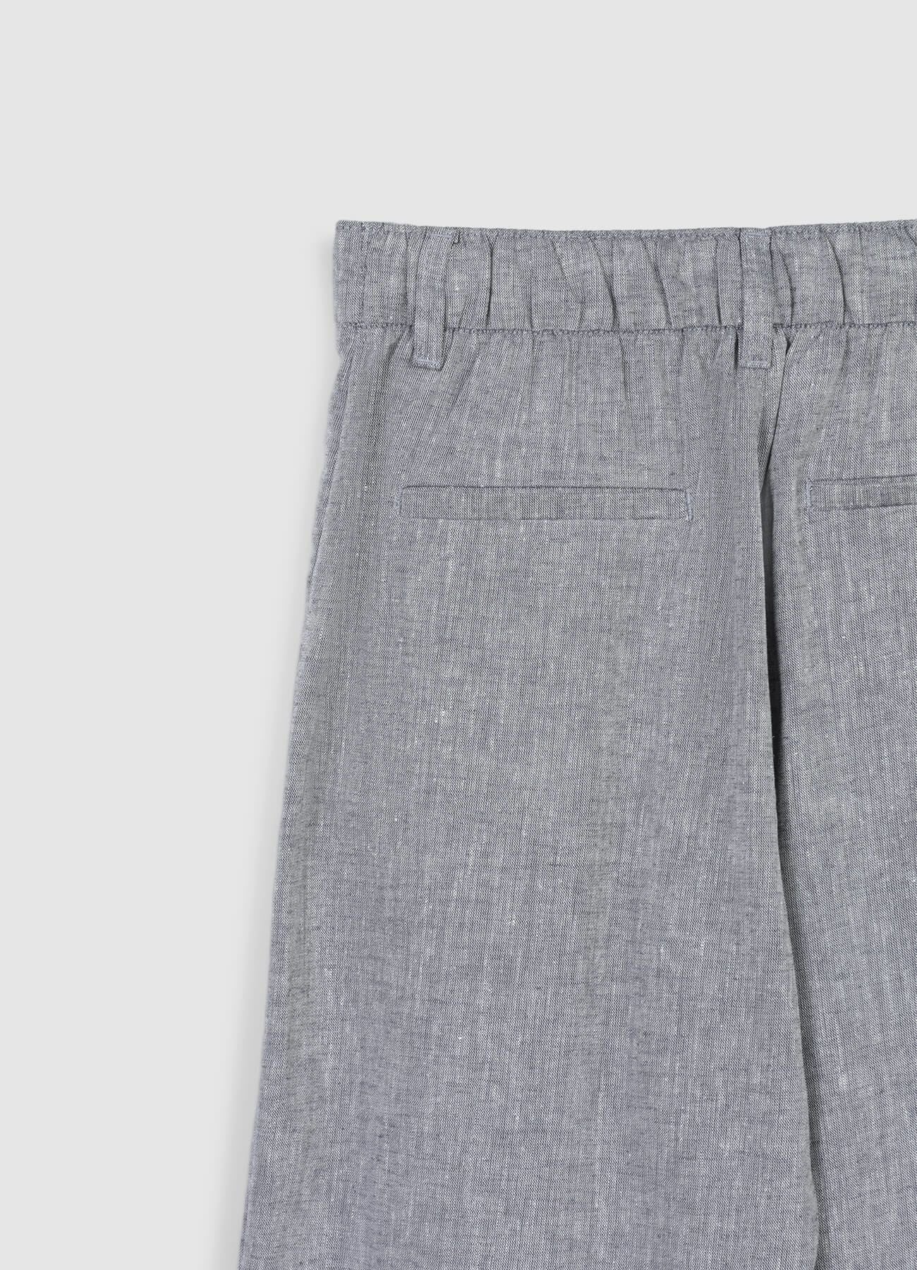 Pantaloni tasche alla francese misto lino - Image 6