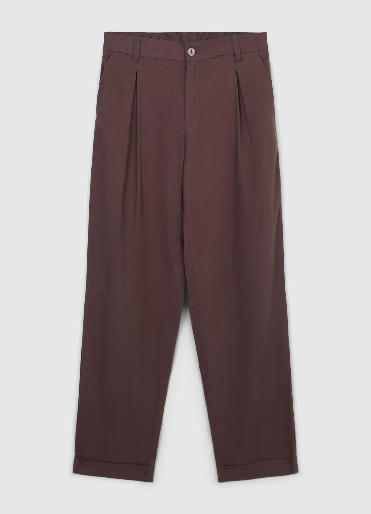 Pantaloni tasche alla francese misto lino - Image 6