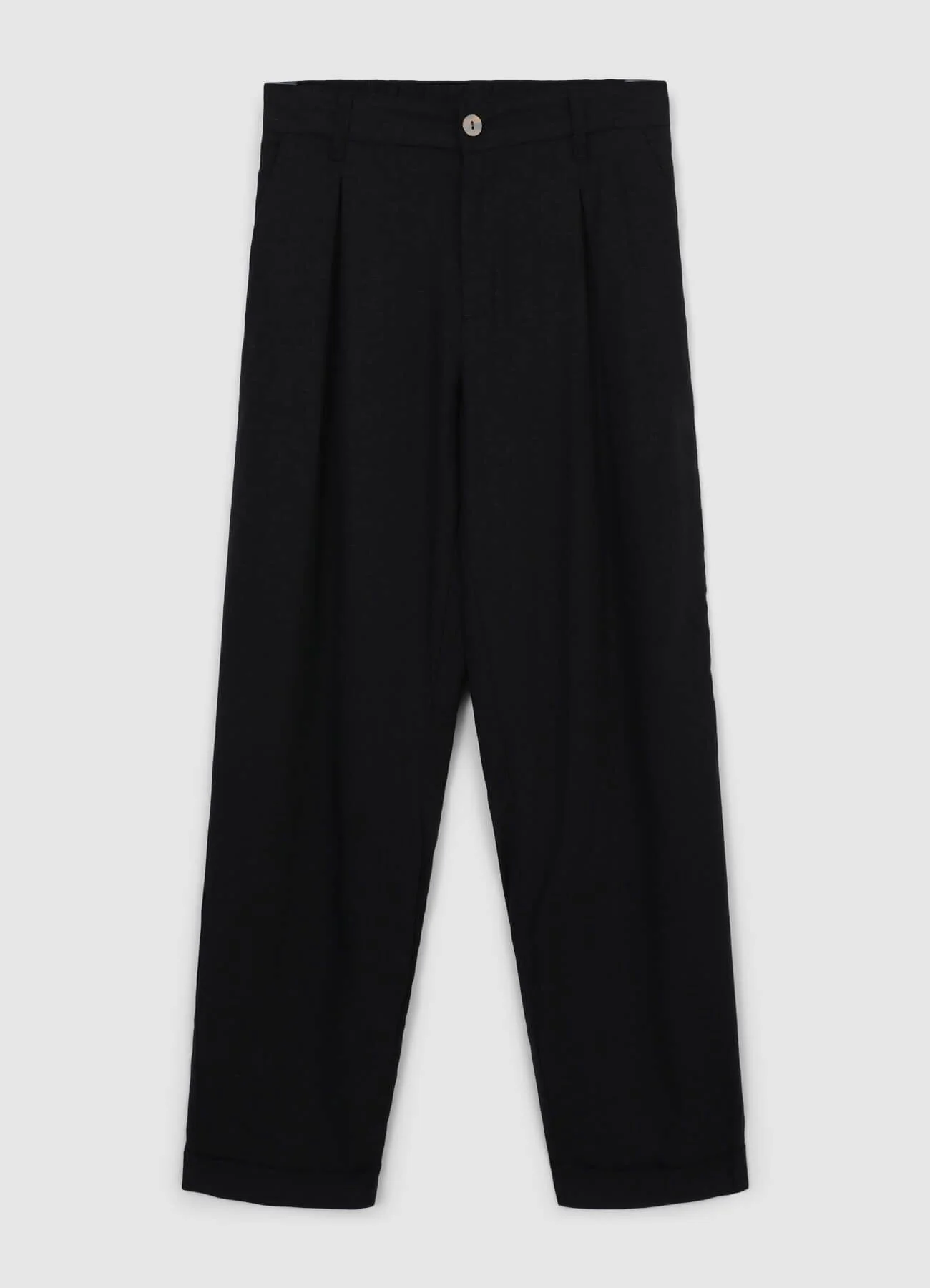 Pantaloni tasche alla francese misto lino - Image 4