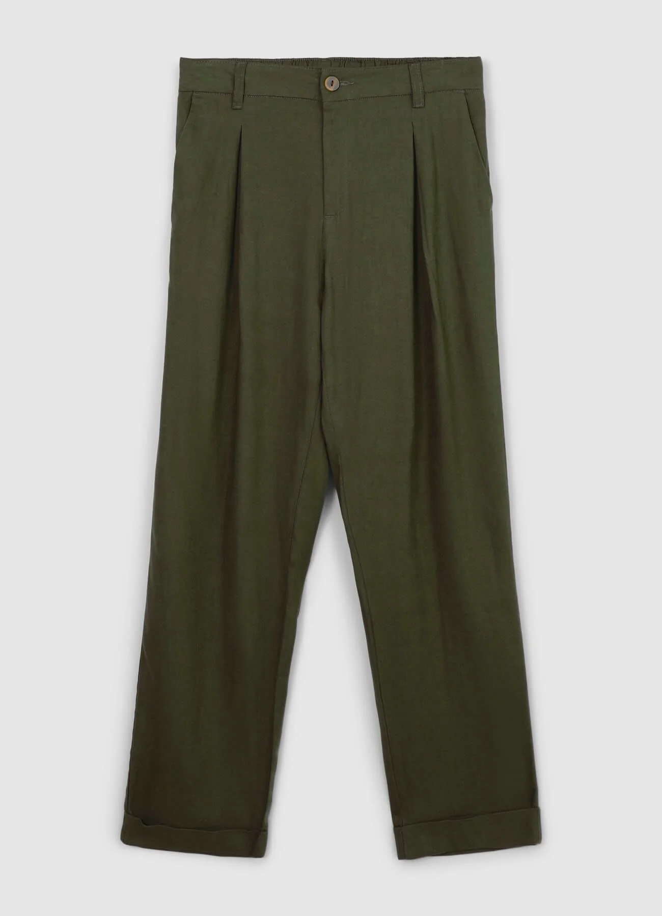 Pantaloni tasche alla francese misto lino - Image 6