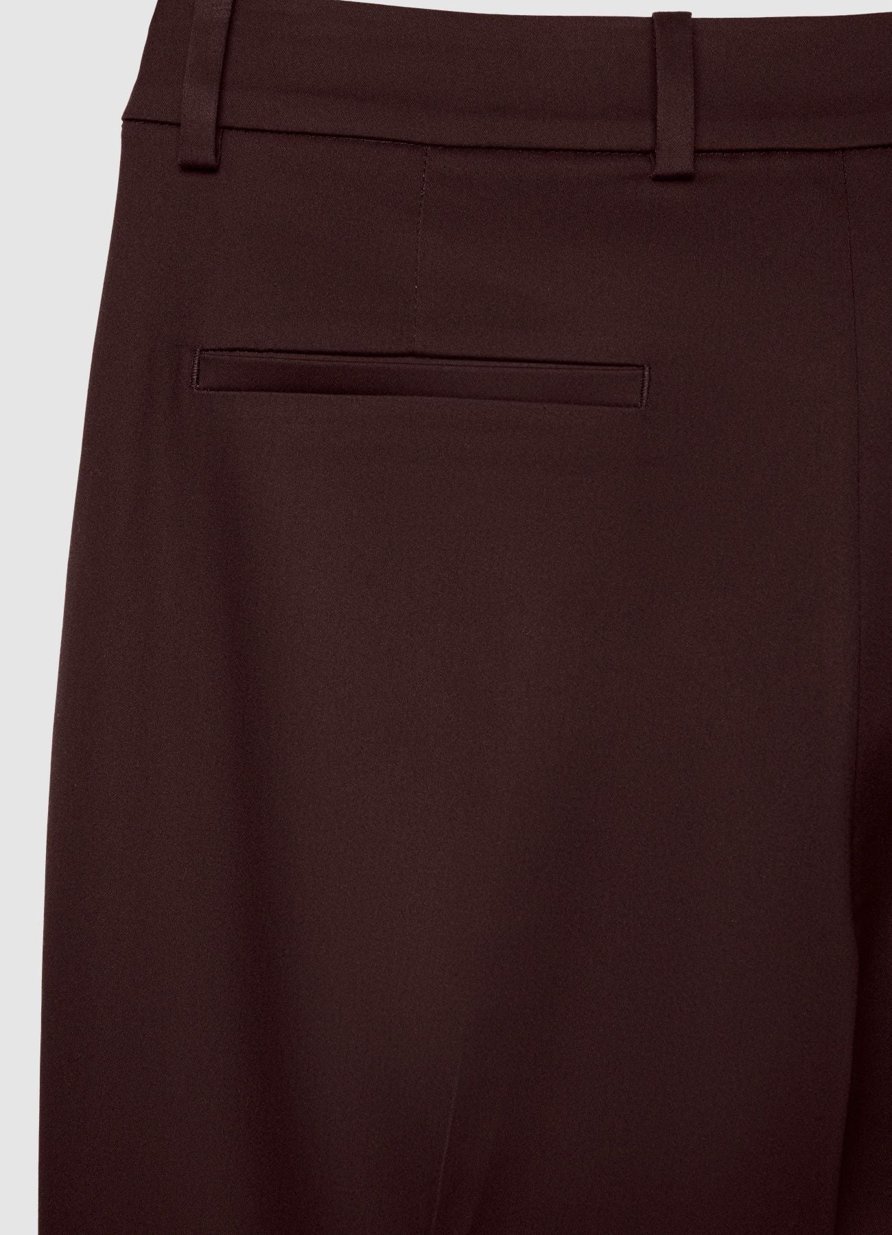Pantaloni tinta unita in cotone rasatello - Image 4
