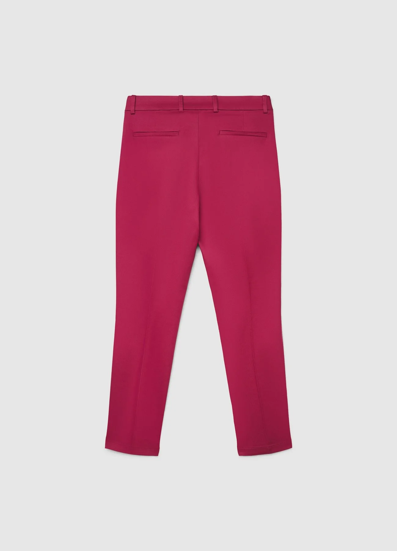 Pantaloni tinta unita in cotone rasatello - Image 4