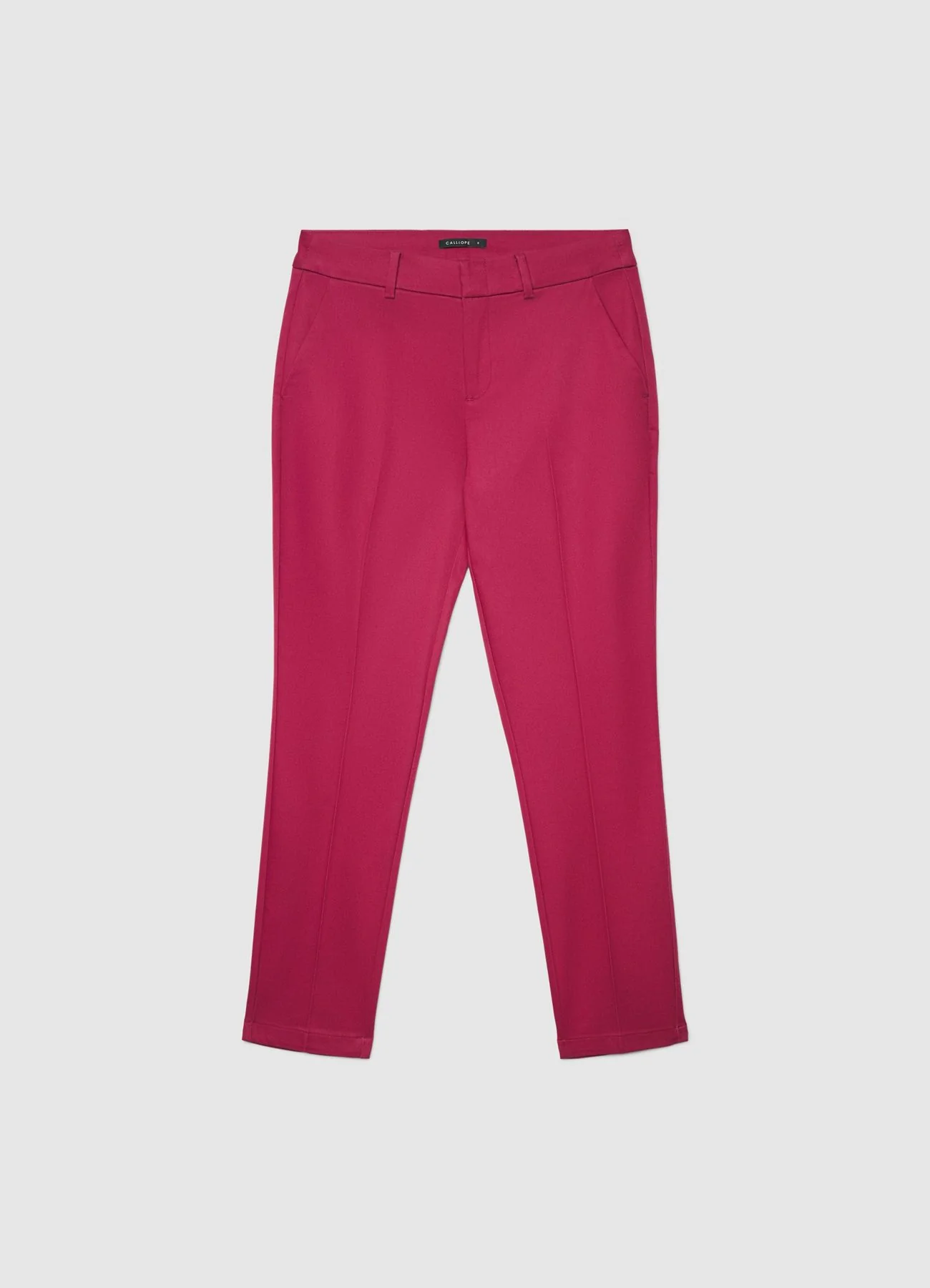 Pantaloni tinta unita in cotone rasatello - Image 6