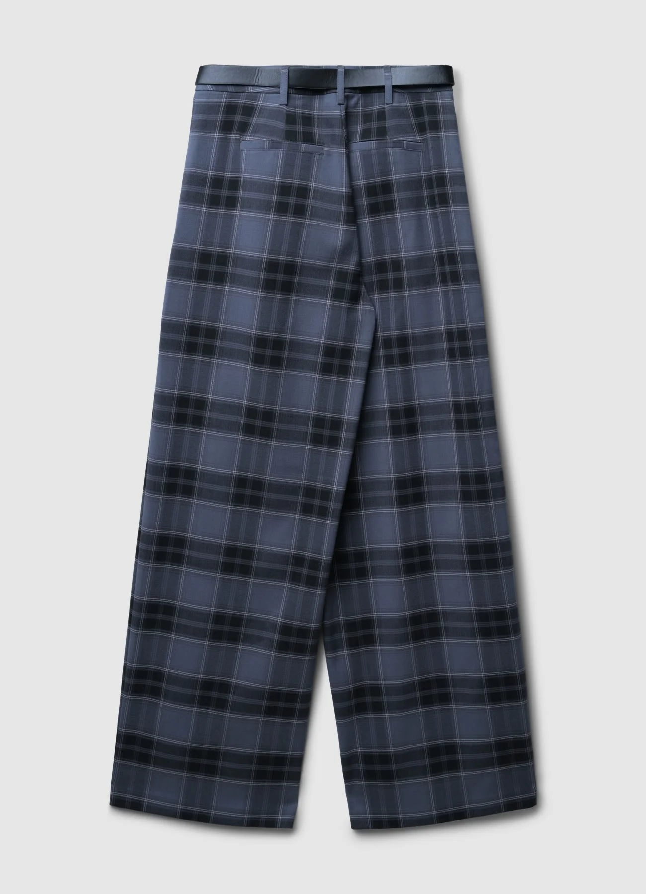 Pantaloni wide leg con cintura - Image 4