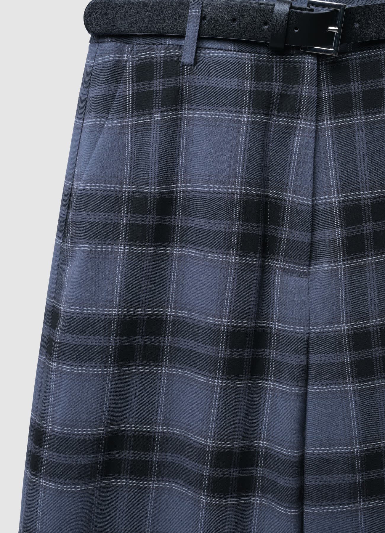 Pantaloni wide leg con cintura - Image 5