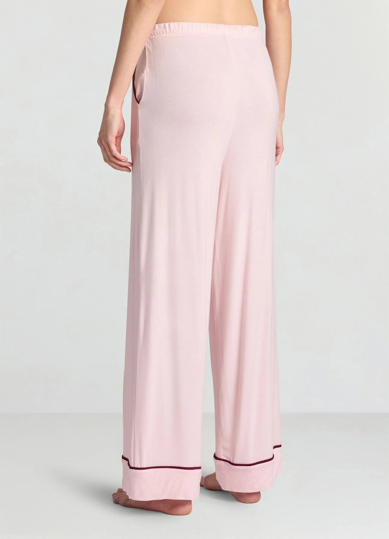 Pantaloni wide leg con coulisse