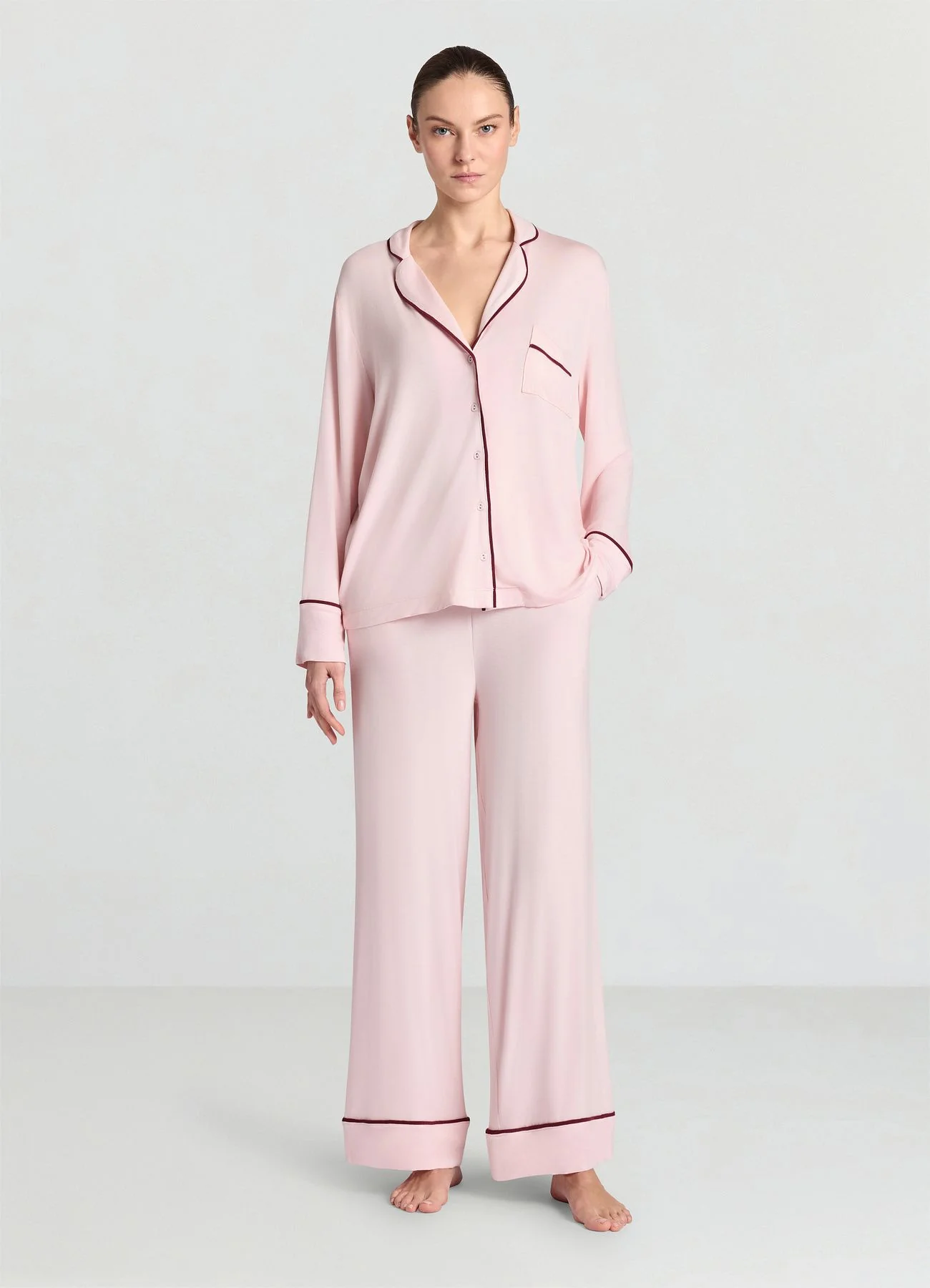 Pantaloni wide leg con coulisse - Image 3