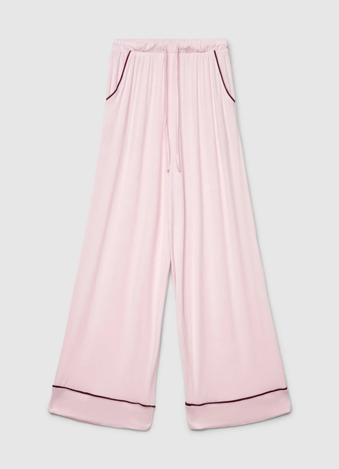 Pantaloni wide leg con coulisse - Image 4