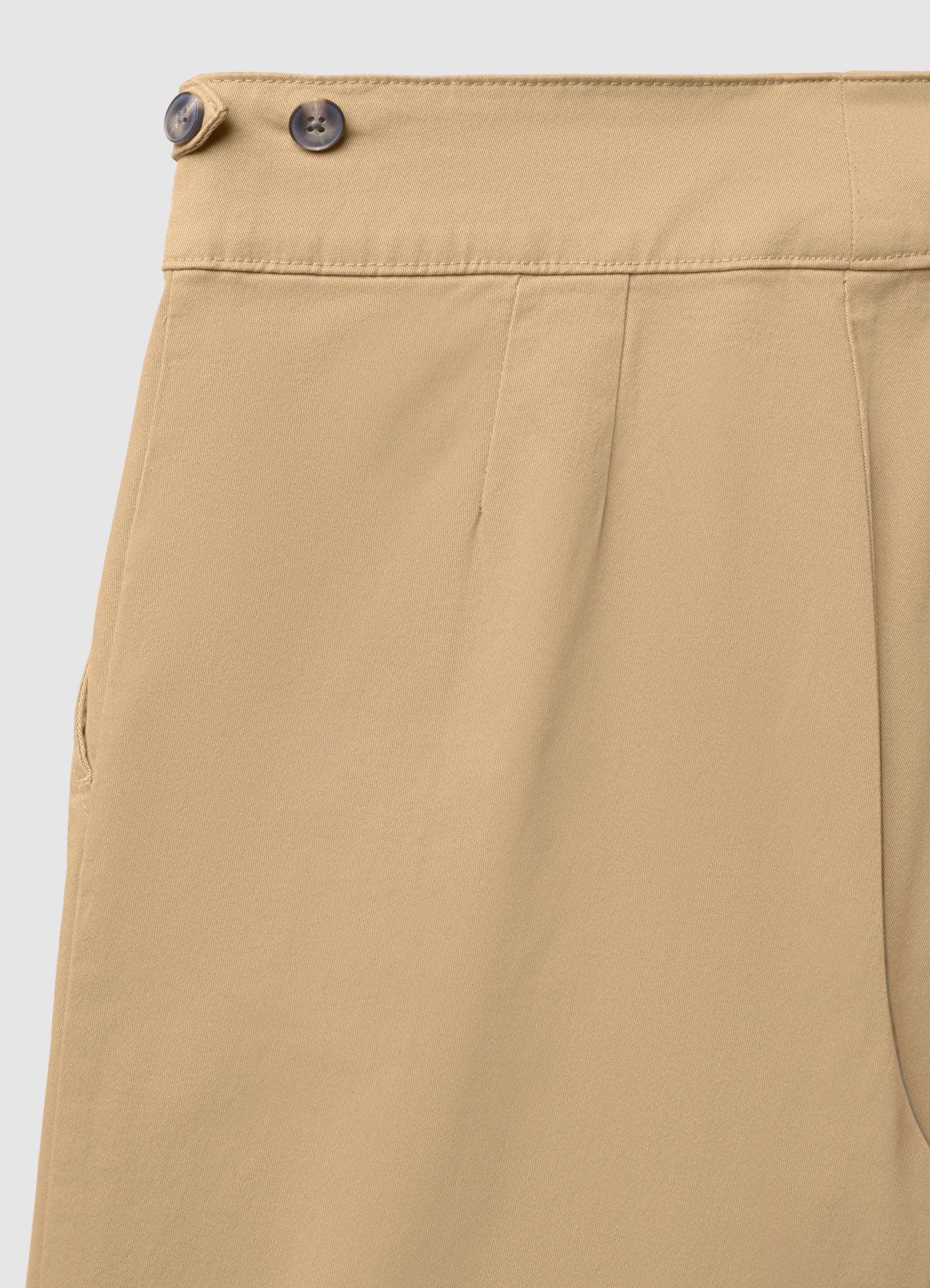Pantaloni wide leg con fascia in vita - Image 5