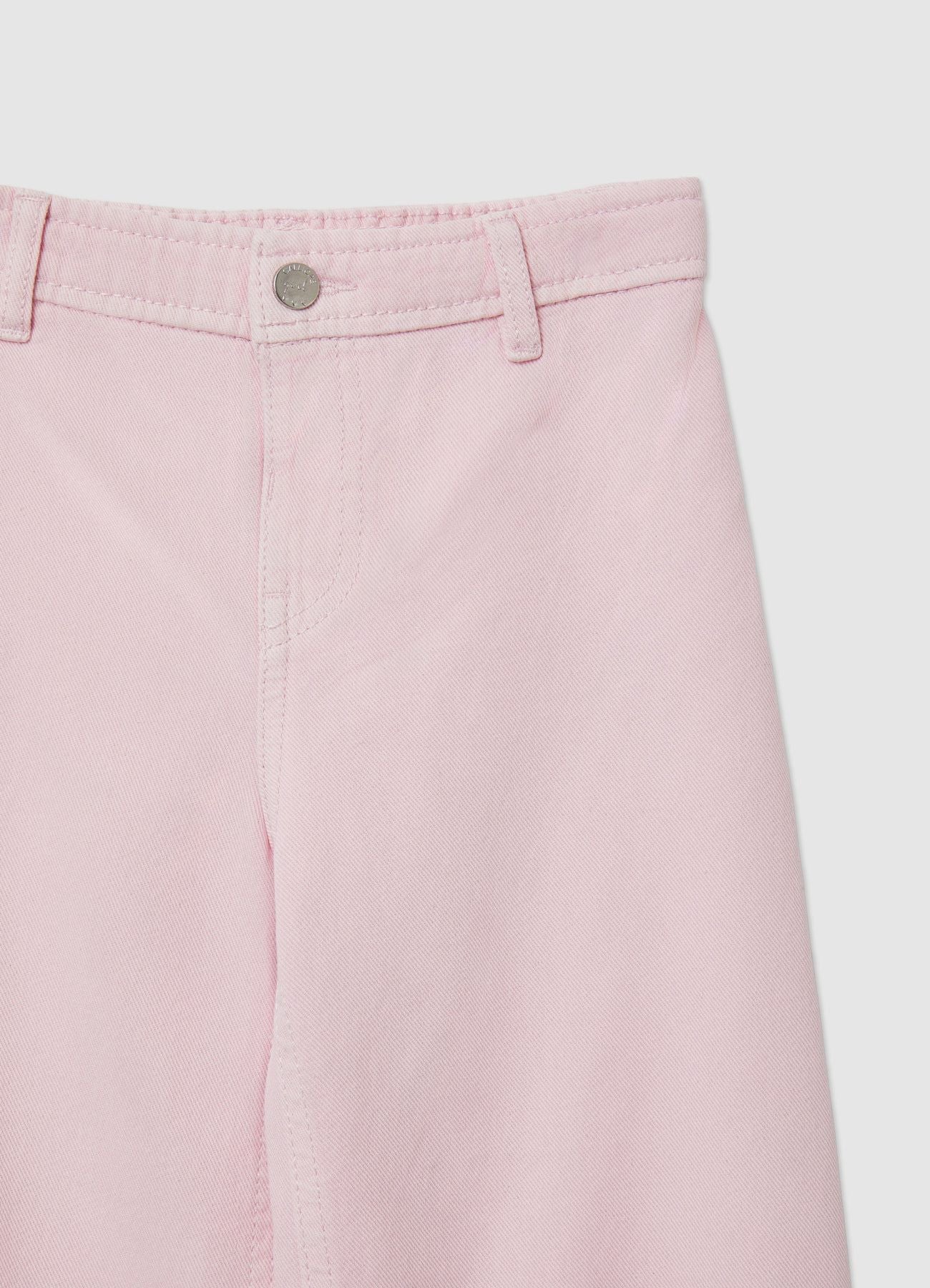 Pantaloni wide leg con orlo a vivo