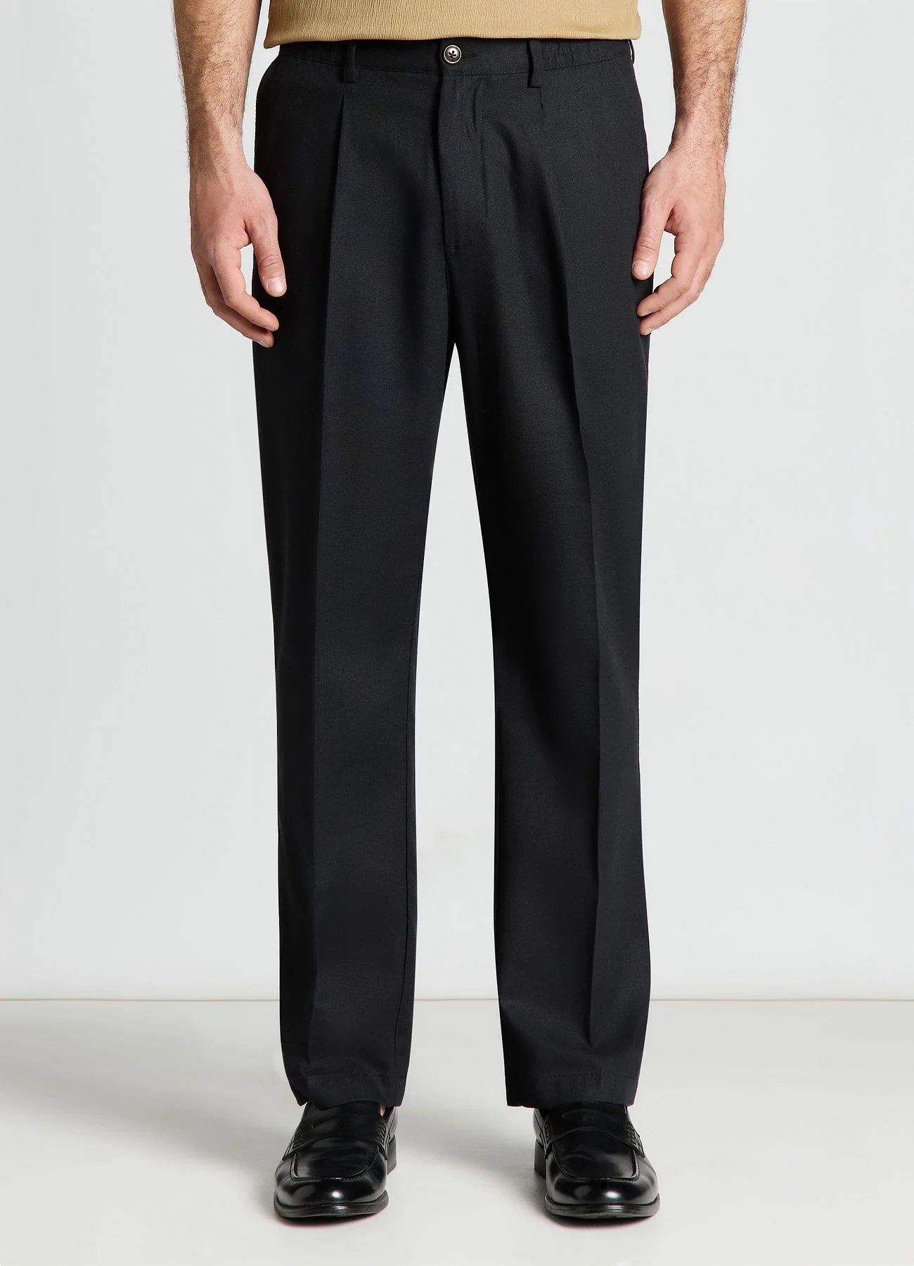 Pantaloni wide leg in misto lino - Image 3